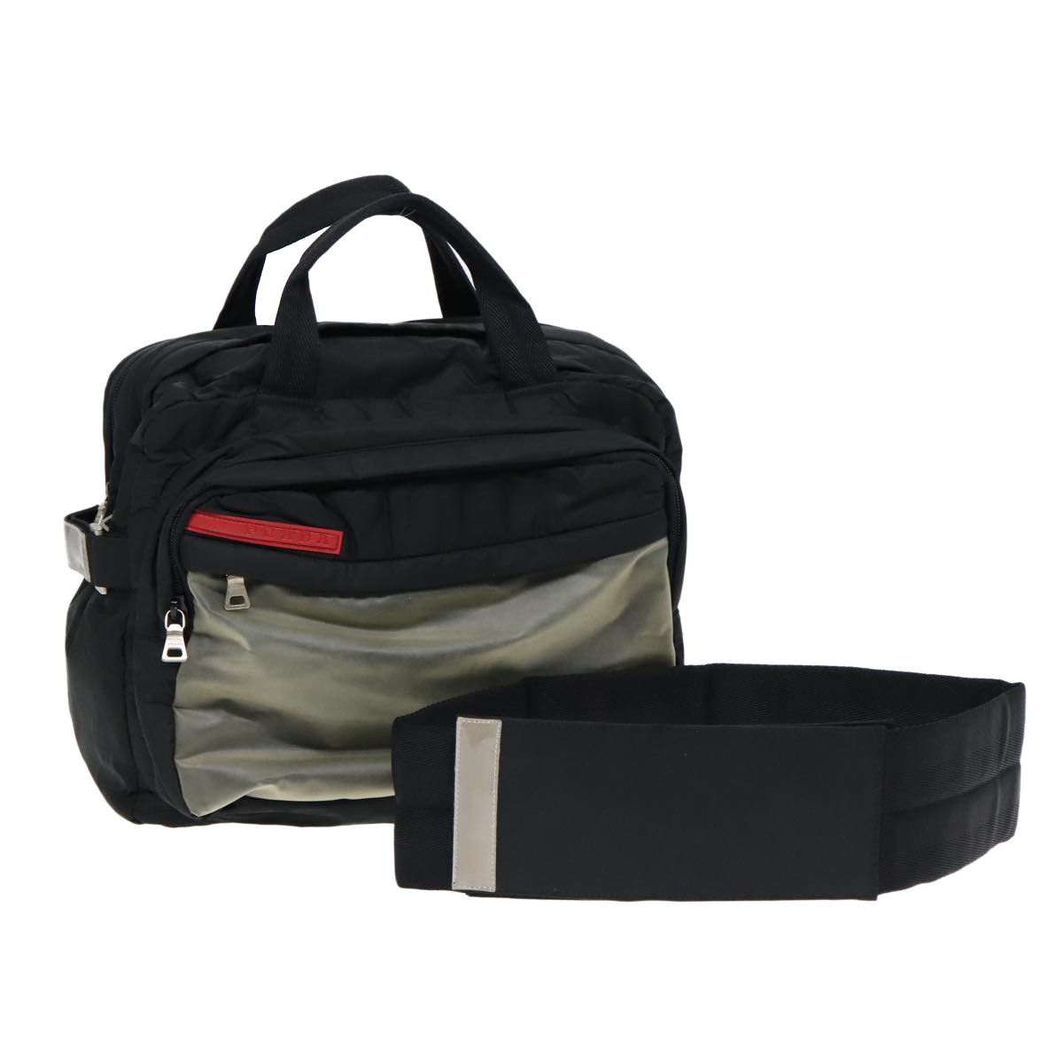 Prada Sports Black Canvas Handbag (Pre-Owned) Size ONE SIZE - 15 Thumbnail