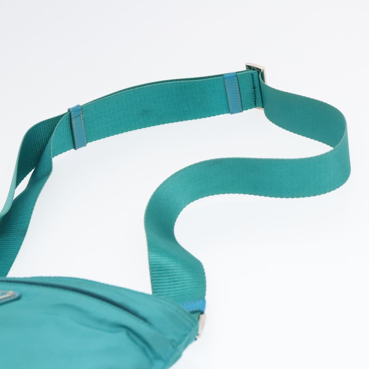Prada Re-Nylon Turquoise Synthetic Shoulder Bag (Pre-Owned) Size ONE SIZE - 6 Thumbnail