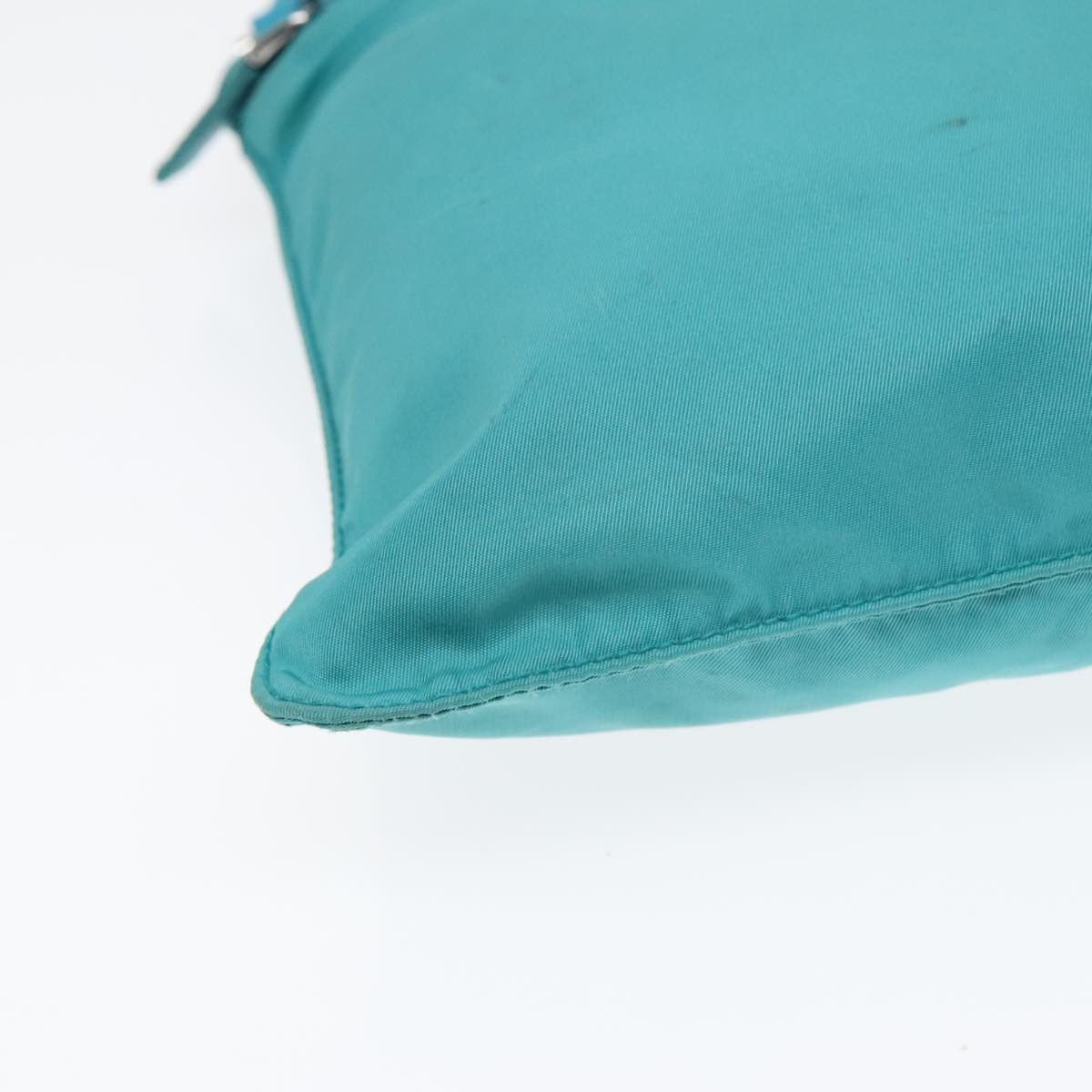 Prada Re-Nylon Turquoise Synthetic Shoulder Bag (Pre-Owned) Size ONE SIZE - 8 Thumbnail