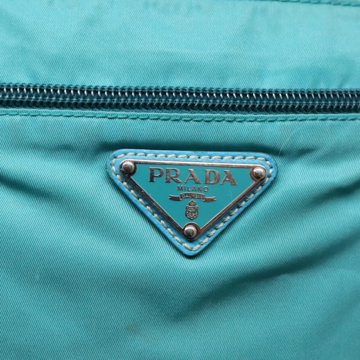 Prada Re-Nylon Turquoise Synthetic Shoulder Bag (Pre-Owned) Size ONE SIZE - 20 Thumbnail
