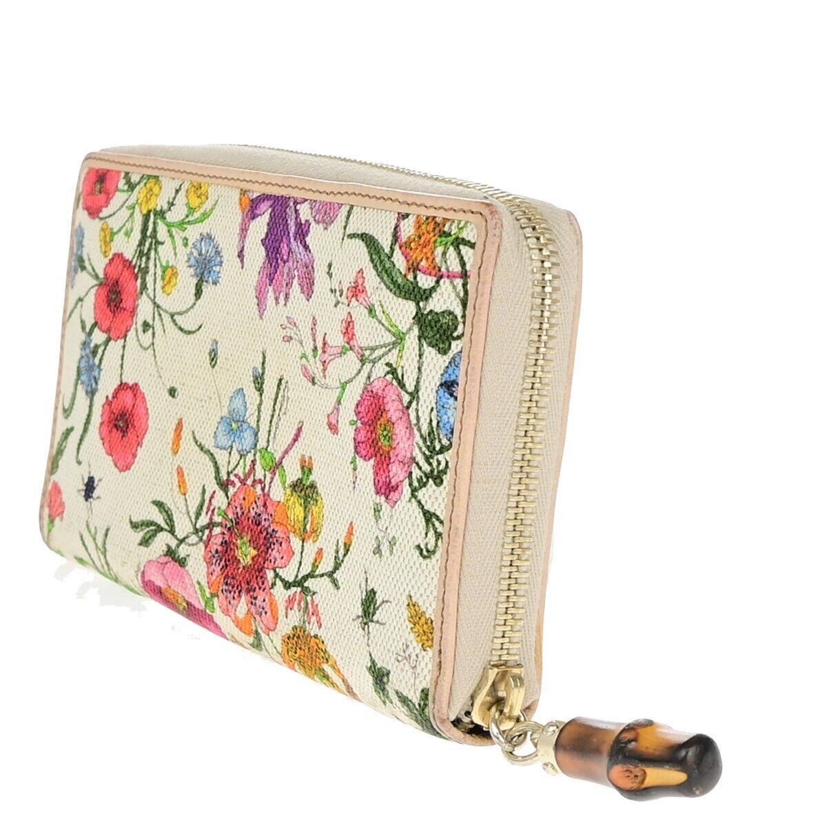 Gucci Floral Multicolour Canvas Wallet (Pre-Owned) Size ONE SIZE - 4 Thumbnail
