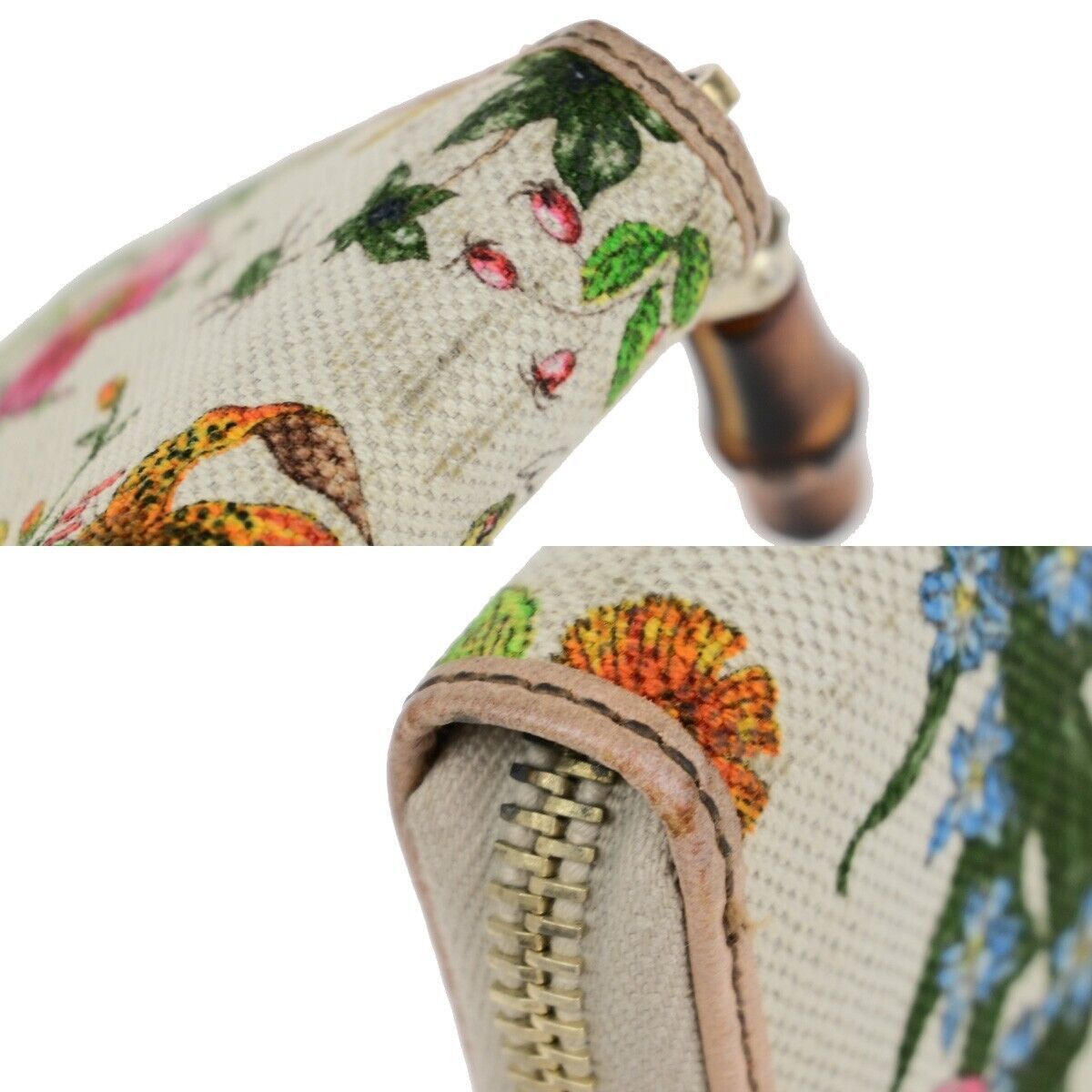 Gucci Floral Multicolour Canvas Wallet (Pre-Owned) Size ONE SIZE - 11 Thumbnail