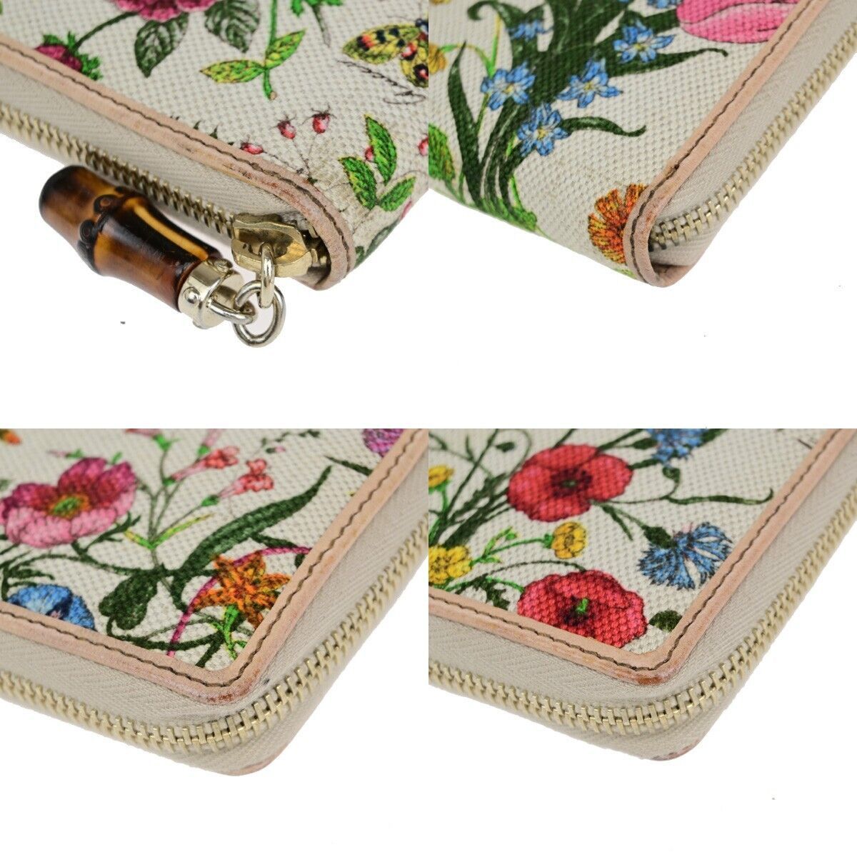 Gucci Floral Multicolour Canvas Wallet (Pre-Owned) Size ONE SIZE - 5 Thumbnail
