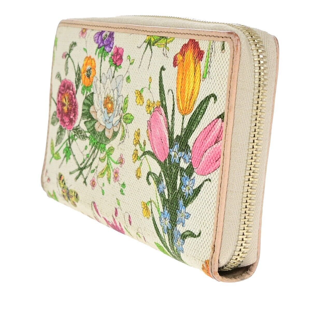 Gucci Floral Multicolour Canvas Wallet (Pre-Owned) Size ONE SIZE - 3 Thumbnail