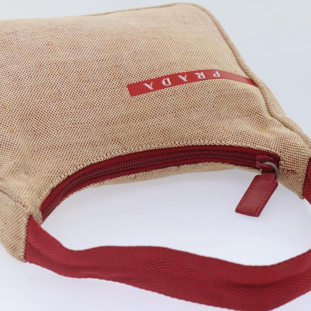 Prada Sports Beige Canvas Handbag (Pre-Owned) Size ONE SIZE - 17 Thumbnail