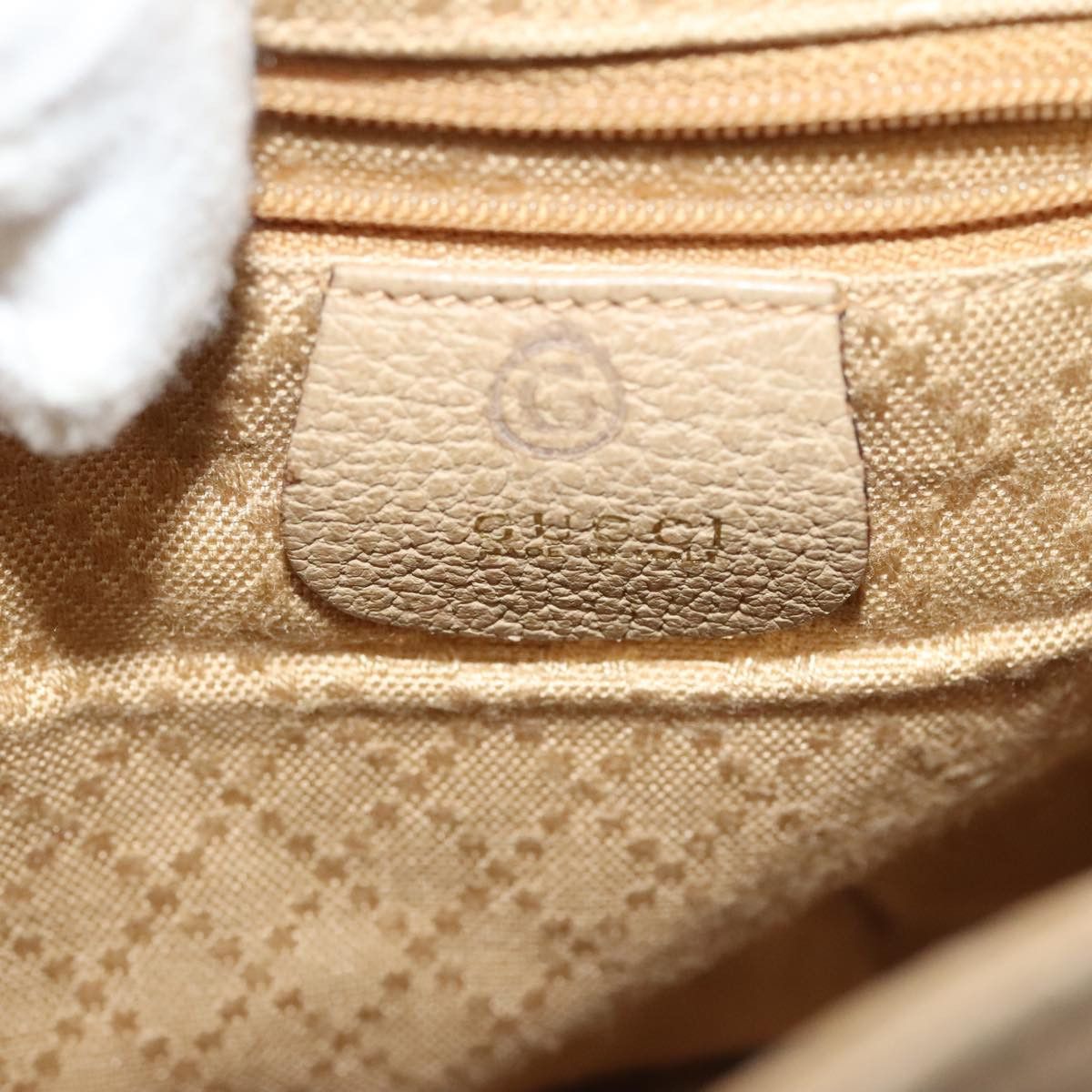 Gucci Bamboo Beige Suede Backpack Bag (Pre-Owned) Size ONE SIZE - 14 Thumbnail