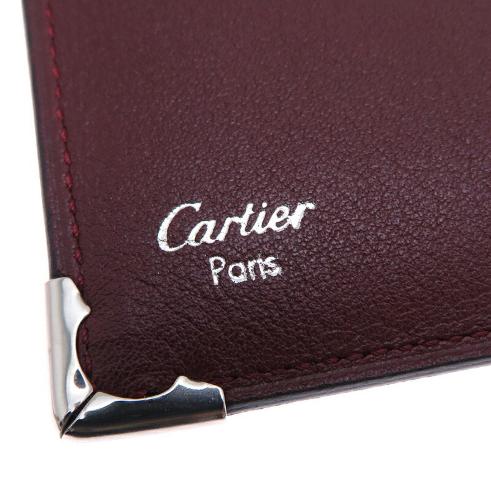 Cartier Cartier Must Line Notebook Cover for Women and Men, Pass Case, Leather, Black Size ONE SIZE - 8 Thumbnail