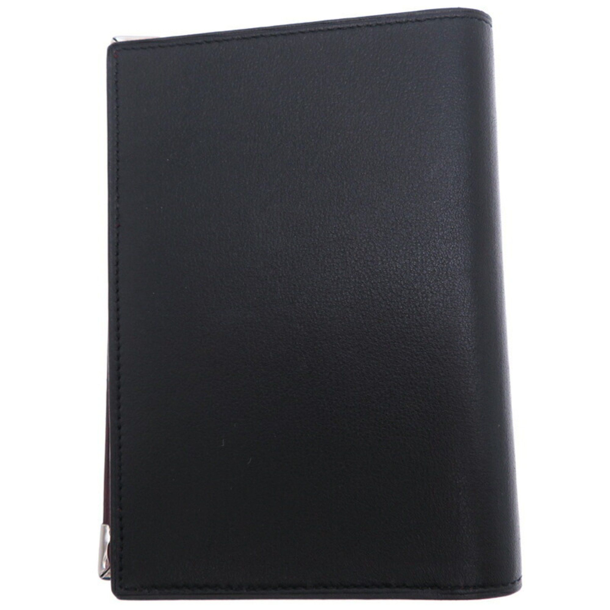 Cartier Cartier Must Line Notebook Cover for Women and Men, Pass Case, Leather, Black Size ONE SIZE - 2 Thumbnail