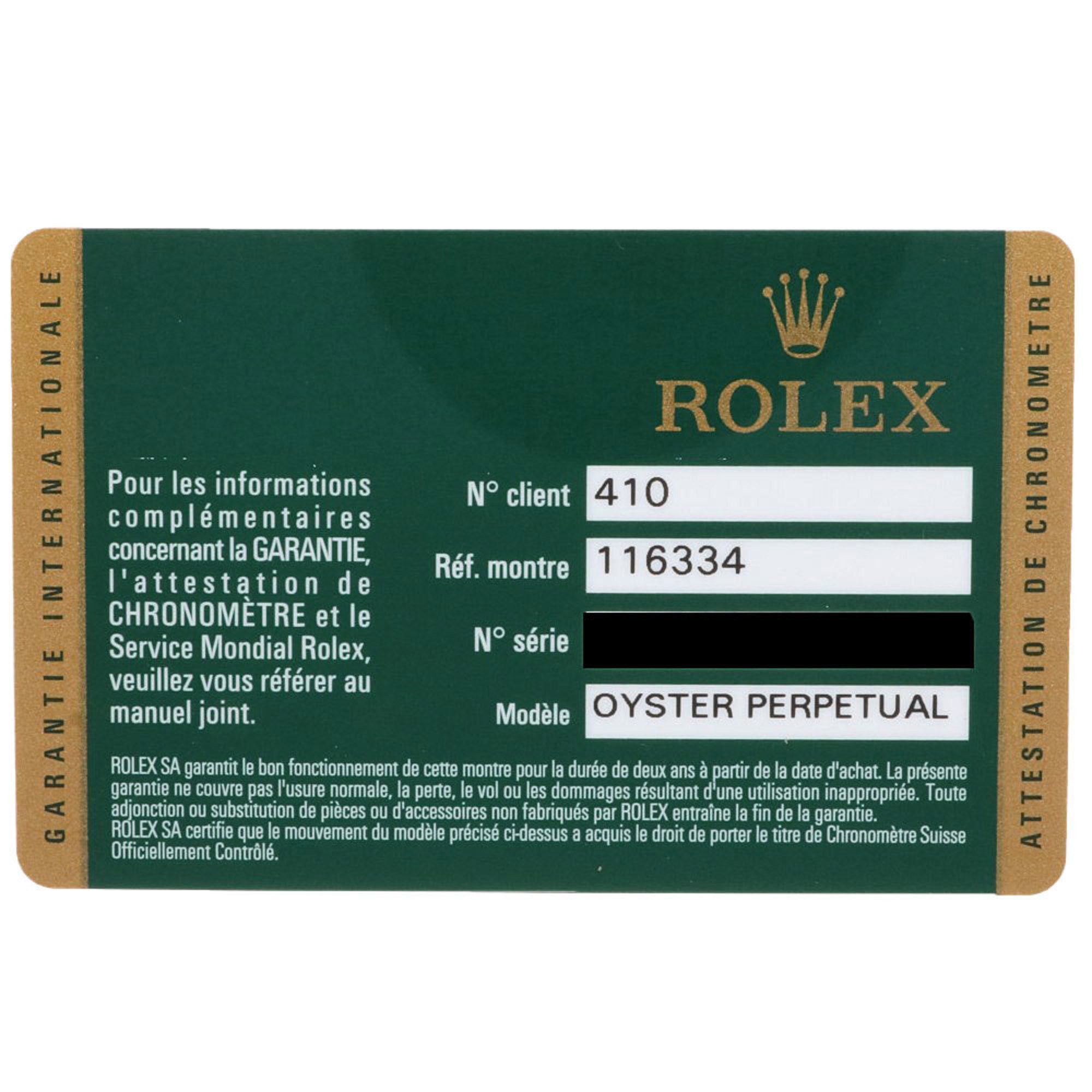 Rolex Rolex Datejust Oyster Perpetual Watch Stainless Steel 116334 Automatic Men's ROLEX Random Overhauled Size ONE SIZE - 12 Thumbnail