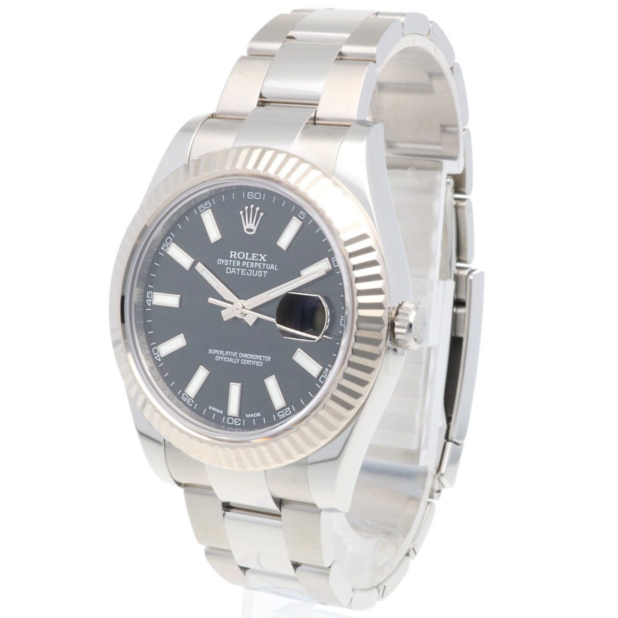 Rolex Rolex Datejust Oyster Perpetual Watch Stainless Steel 116334 Automatic Men's ROLEX Random Overhauled Size ONE SIZE - 3 Thumbnail