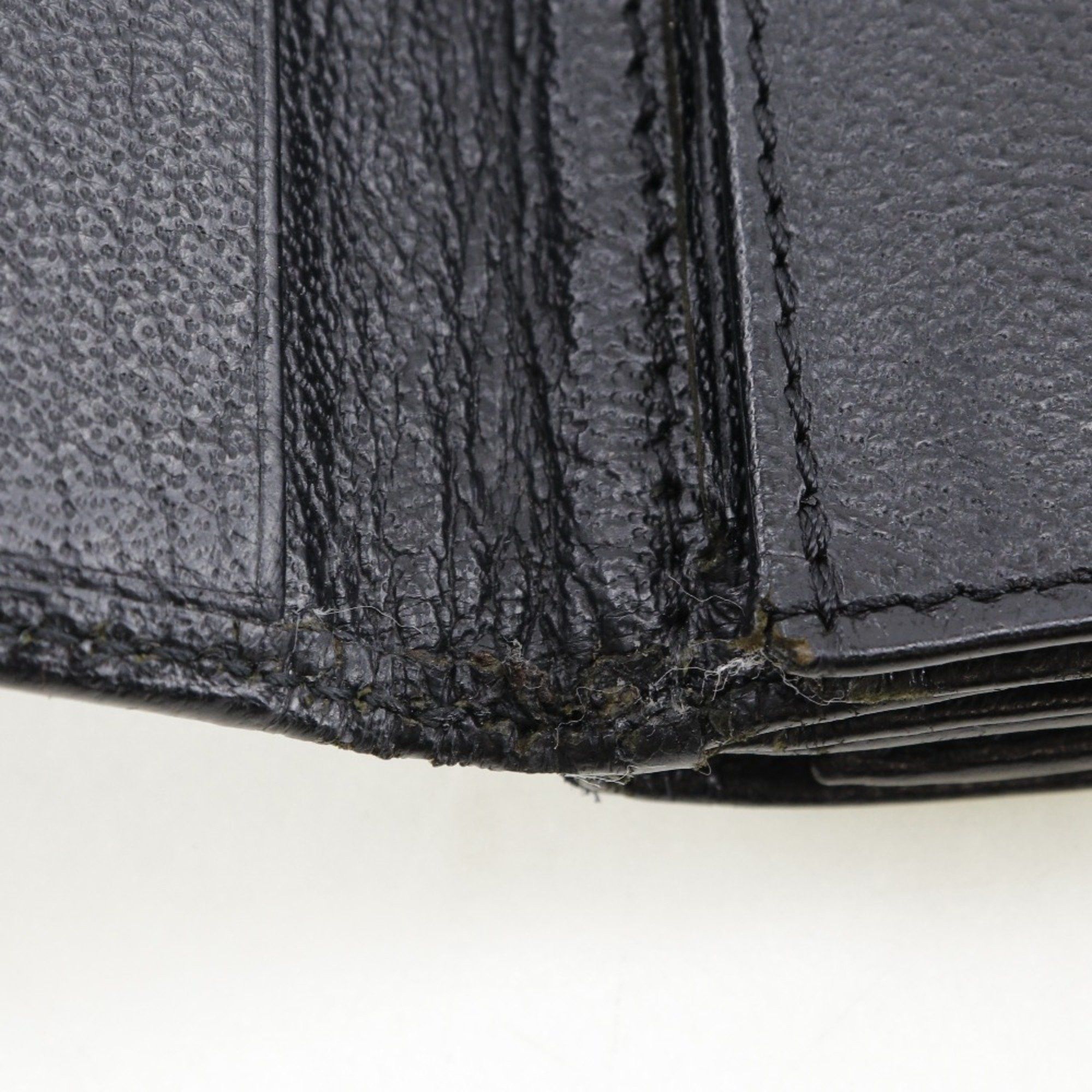 Chanel CHANEL COCO Mark Bi-fold Wallet W A13456 Calfskin Black Snap Button Women's Size ONE SIZE - 13 Thumbnail
