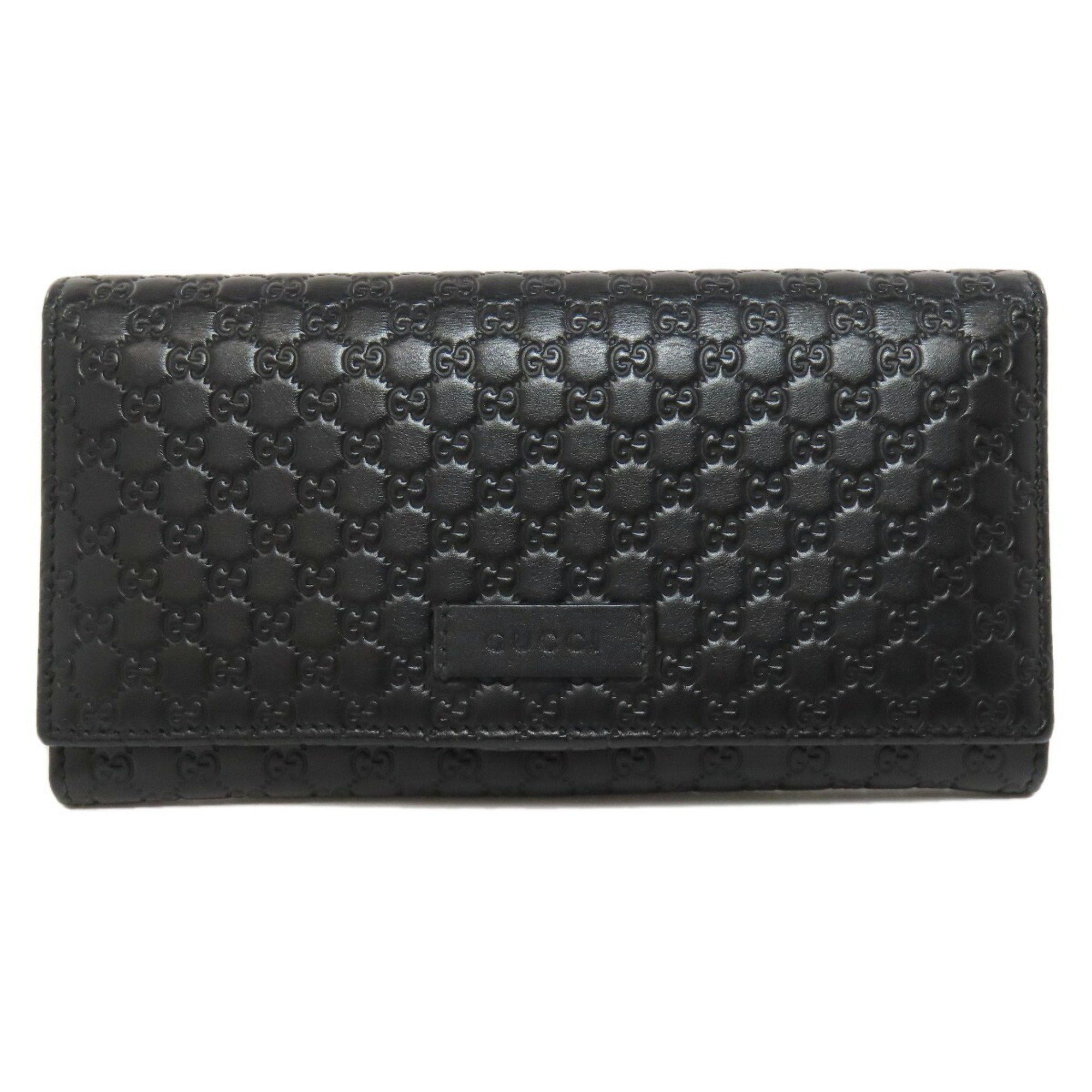 Gucci Gucci 449396 Outlet GG Signature Microsima Long Wallet Leather Men's GUCCI Size ONE SIZE - 11 Thumbnail