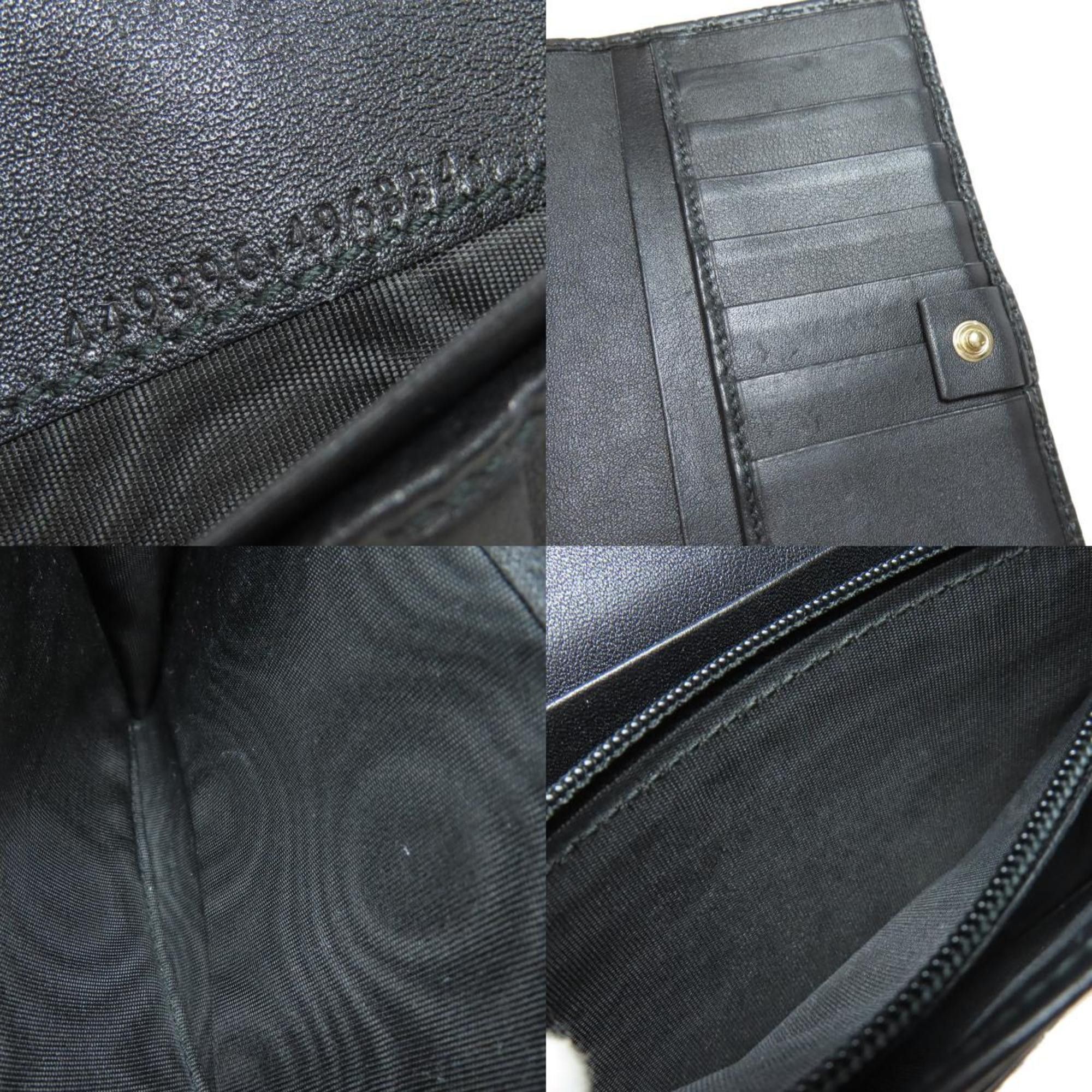 Gucci Gucci 449396 Outlet GG Signature Microsima Long Wallet Leather Men's GUCCI Size ONE SIZE - 8 Thumbnail