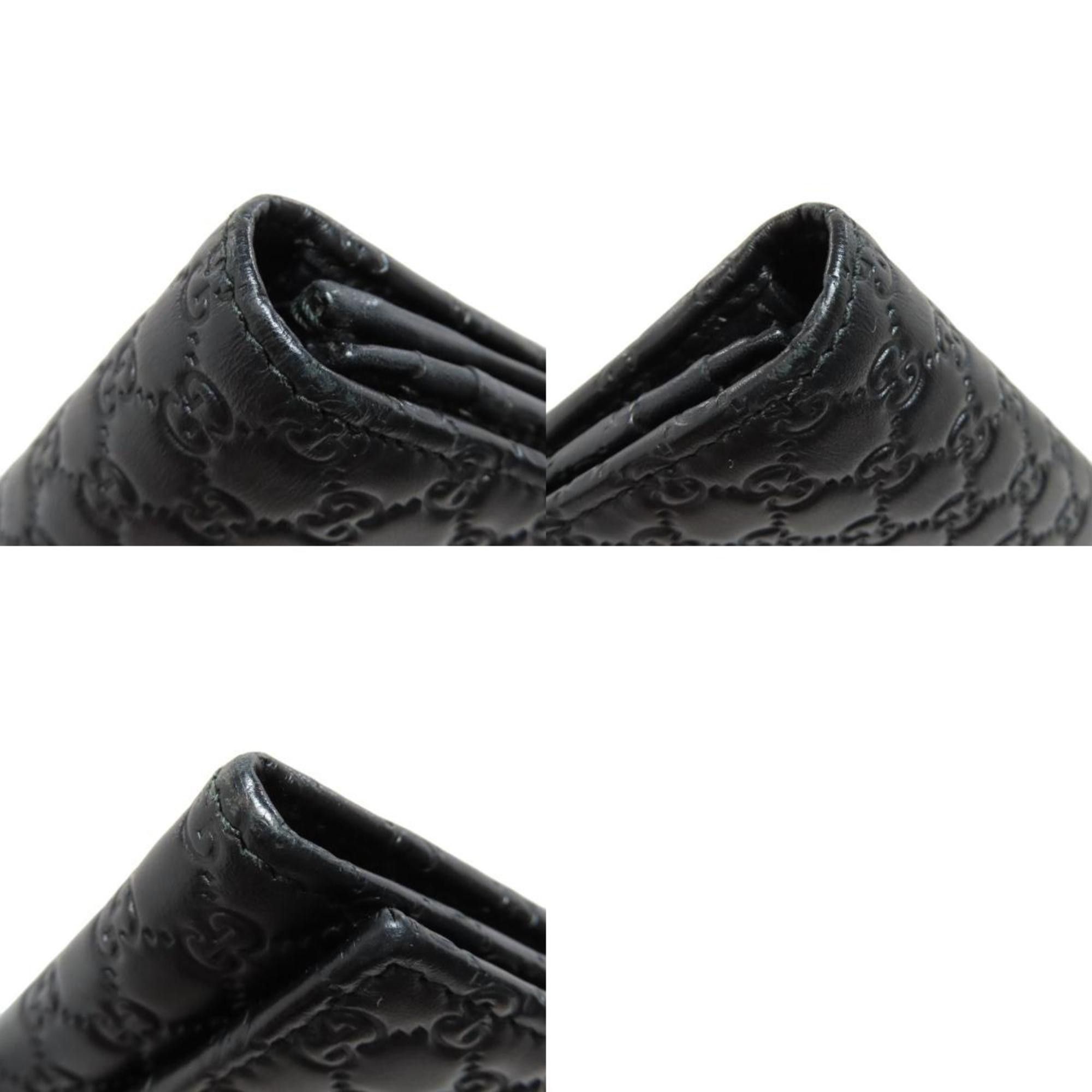 Gucci Gucci 449396 Outlet GG Signature Microsima Long Wallet Leather Men's GUCCI Size ONE SIZE - 10 Thumbnail