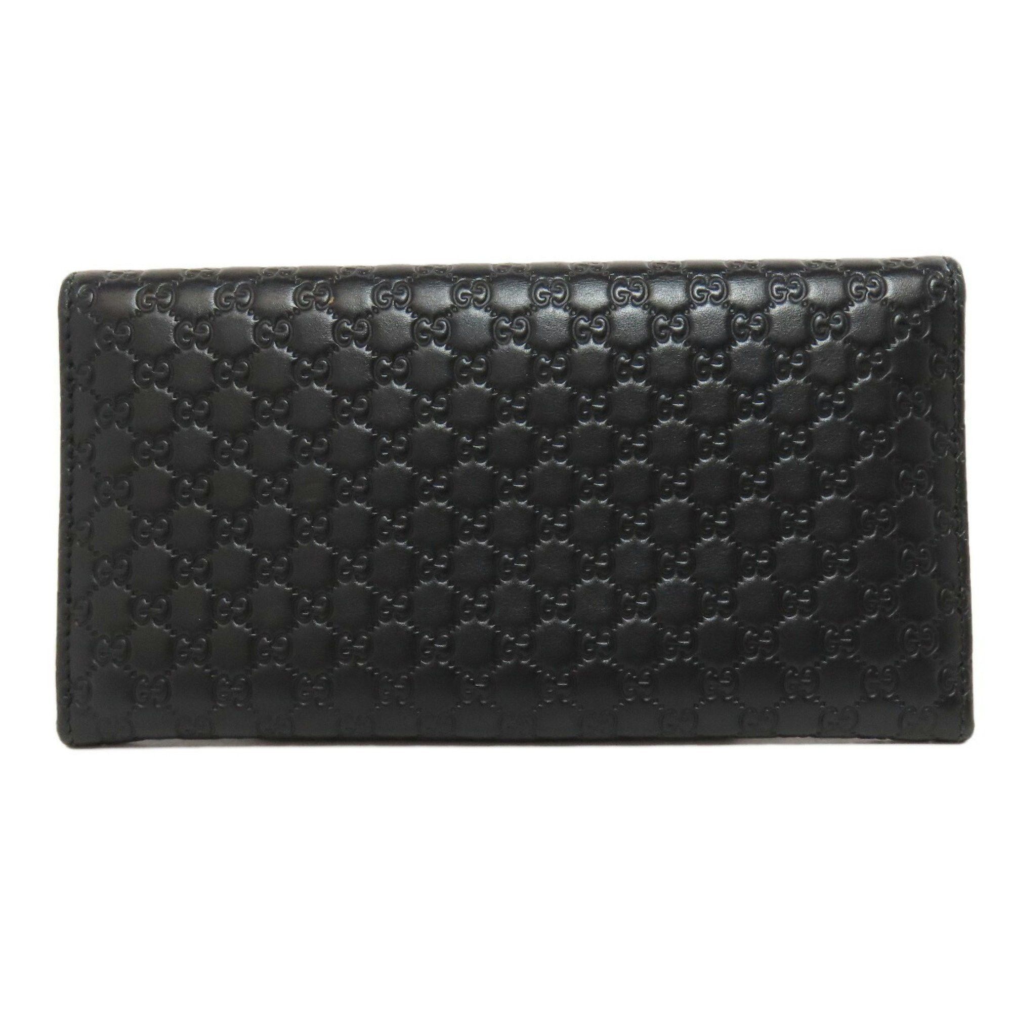 Gucci Gucci 449396 Outlet GG Signature Microsima Long Wallet Leather Men's GUCCI Size ONE SIZE - 2 Thumbnail
