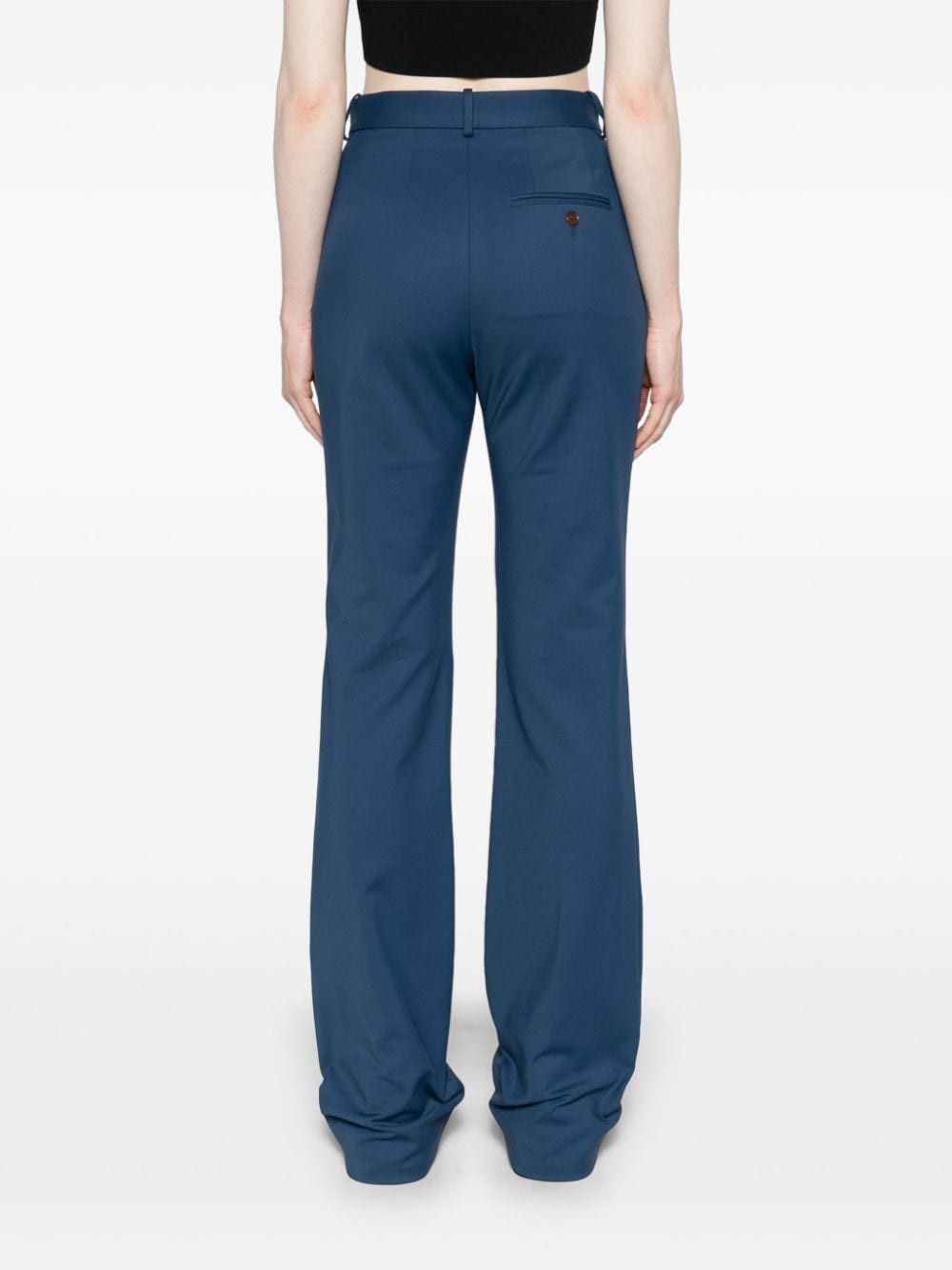 Vivienne Westwood HIGH-WAISTED FLARED TROUSERS Size 27" / US 4 / IT 40 - 2 Thumbnail