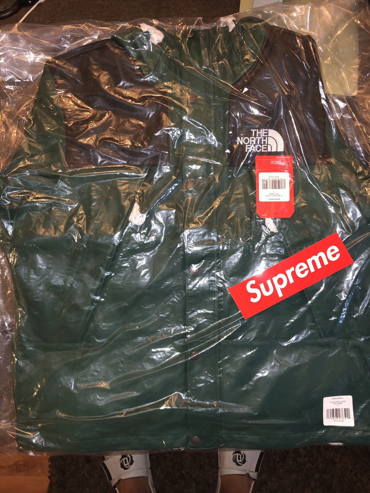 Supreme The North Face Leather Mountain Parka | Grailed