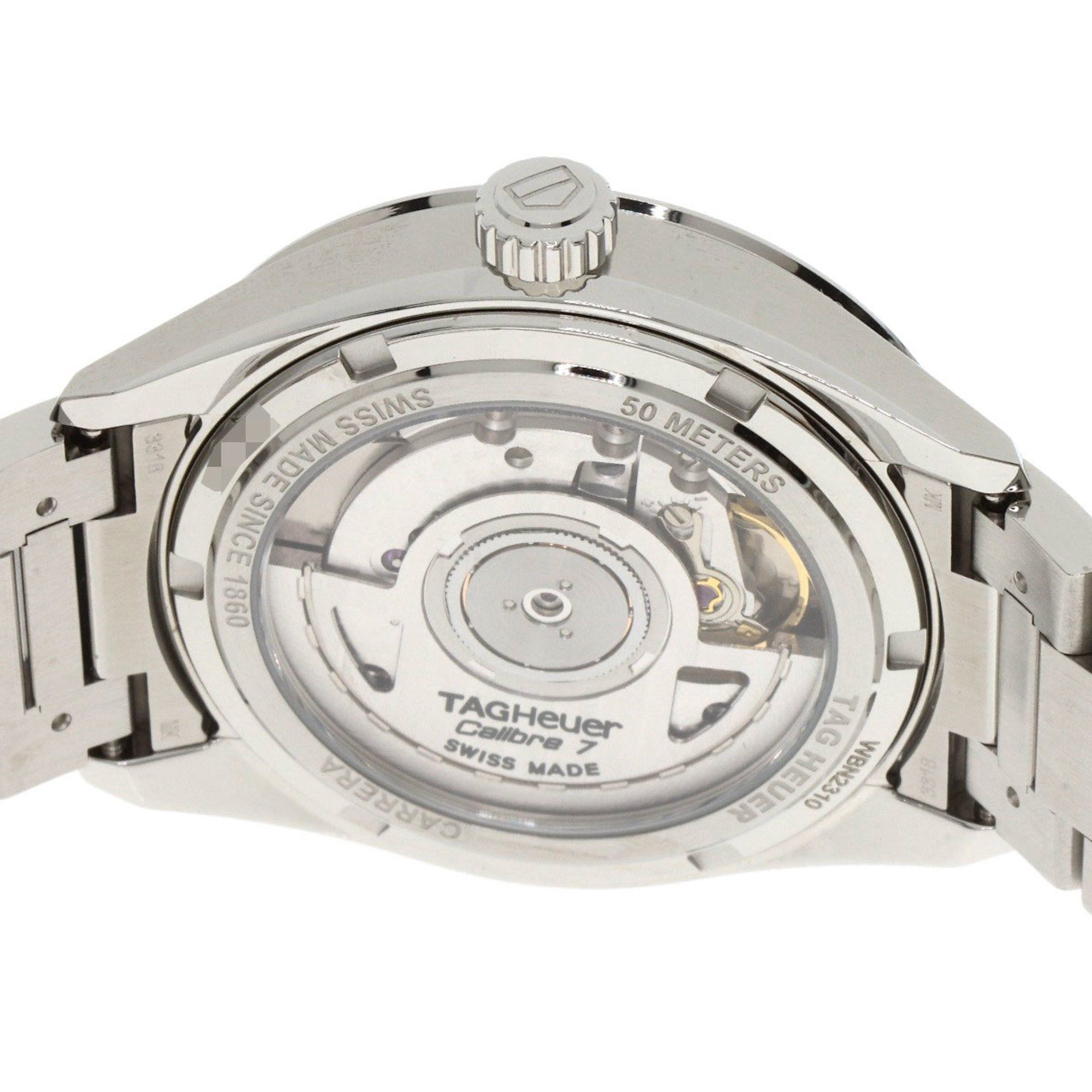 Tag Heuer TAG Heuer WBN2310 Carrera Calibre 7 Watch Stainless Steel SS Men's HEUER Size ONE SIZE - 7 Thumbnail