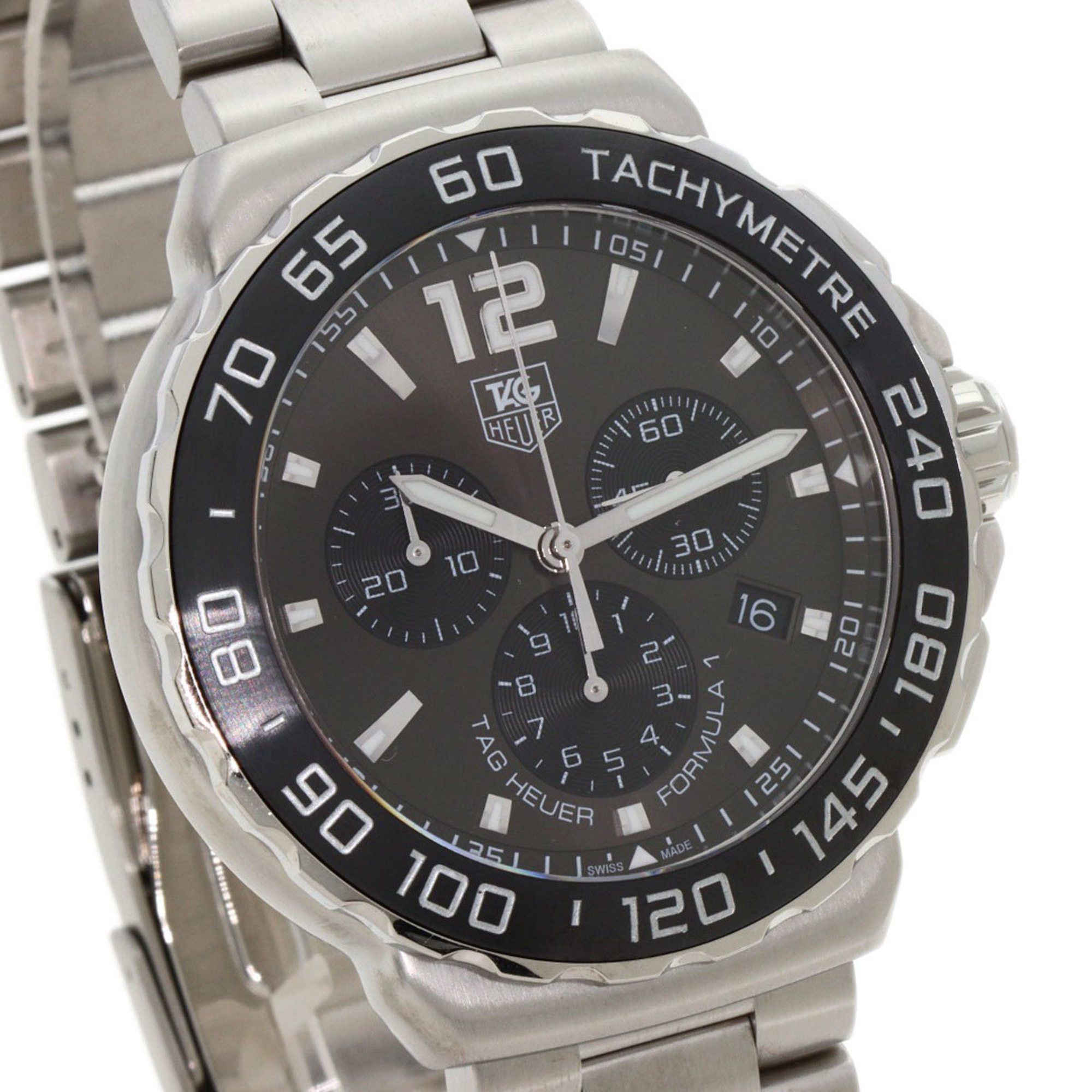 Tag Heuer TAG Heuer CAU1115 Formula 1 Chrono Watch Stainless Steel Ceramic Men's HEUER Size ONE SIZE - 4 Thumbnail