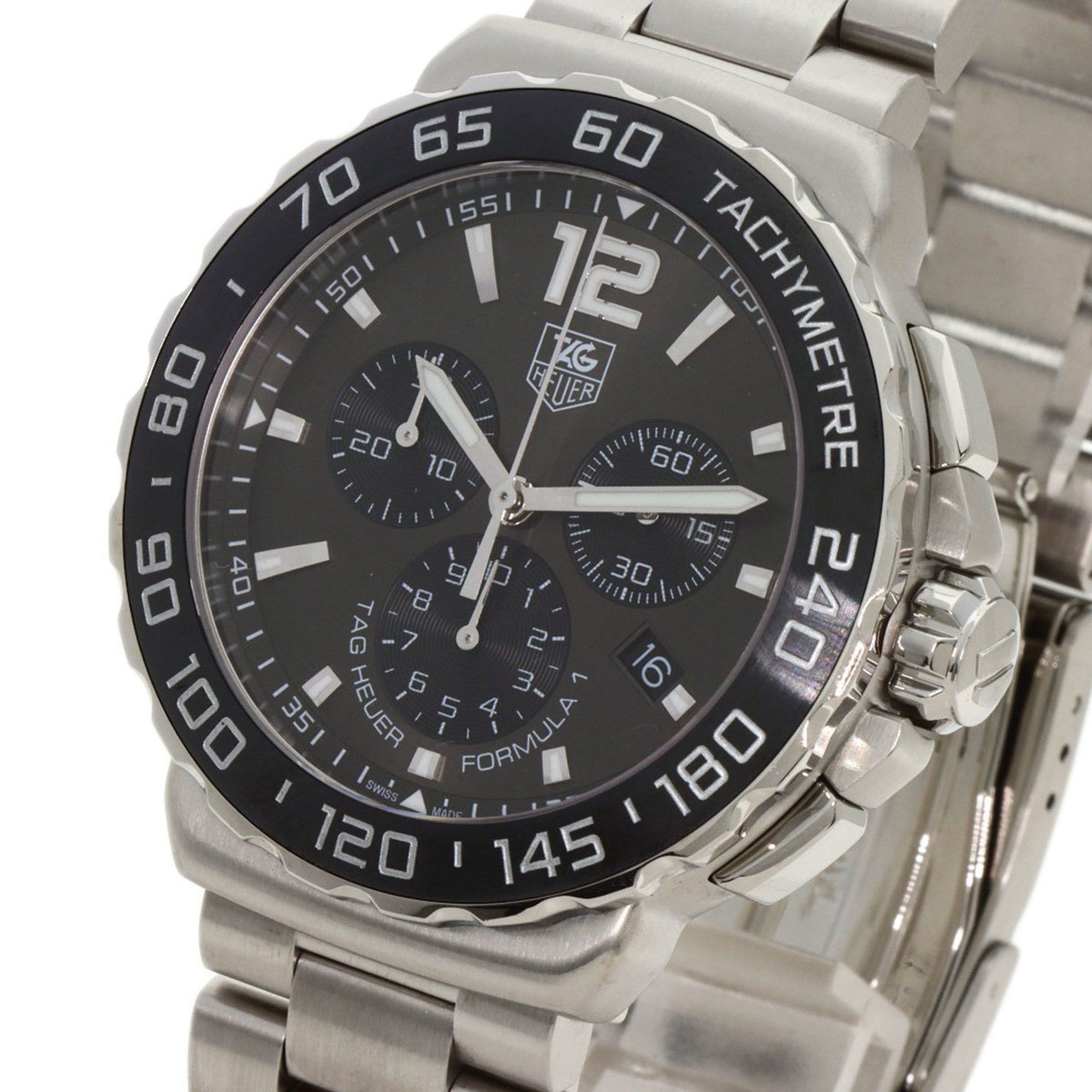 Tag Heuer TAG Heuer CAU1115 Formula 1 Chrono Watch Stainless Steel Ceramic Men's HEUER Size ONE SIZE - 3 Thumbnail