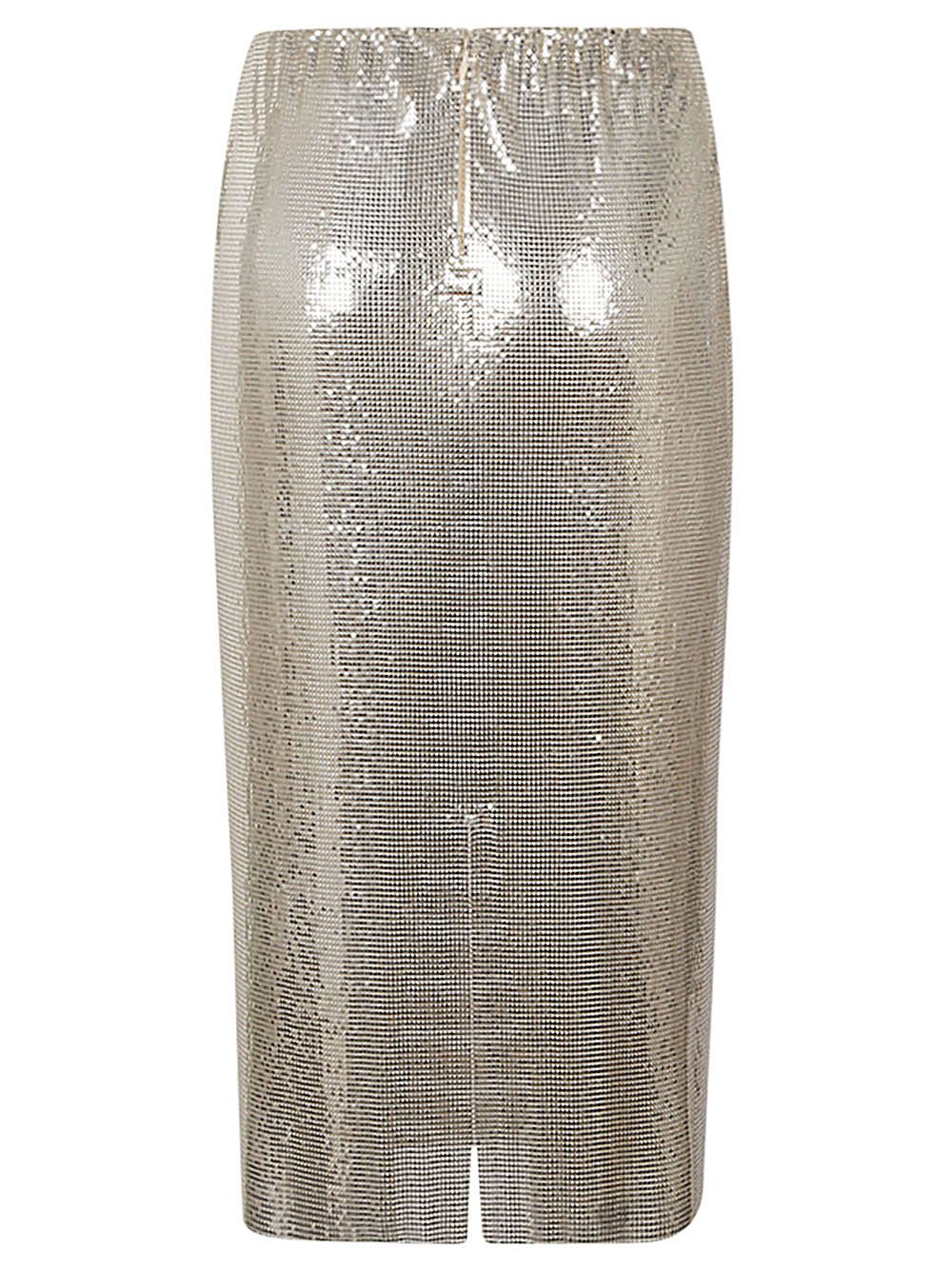 Sportmax METALLIC KNIT MIDI SKIRT Size 27" / US 4 / IT 40 - 2 Thumbnail