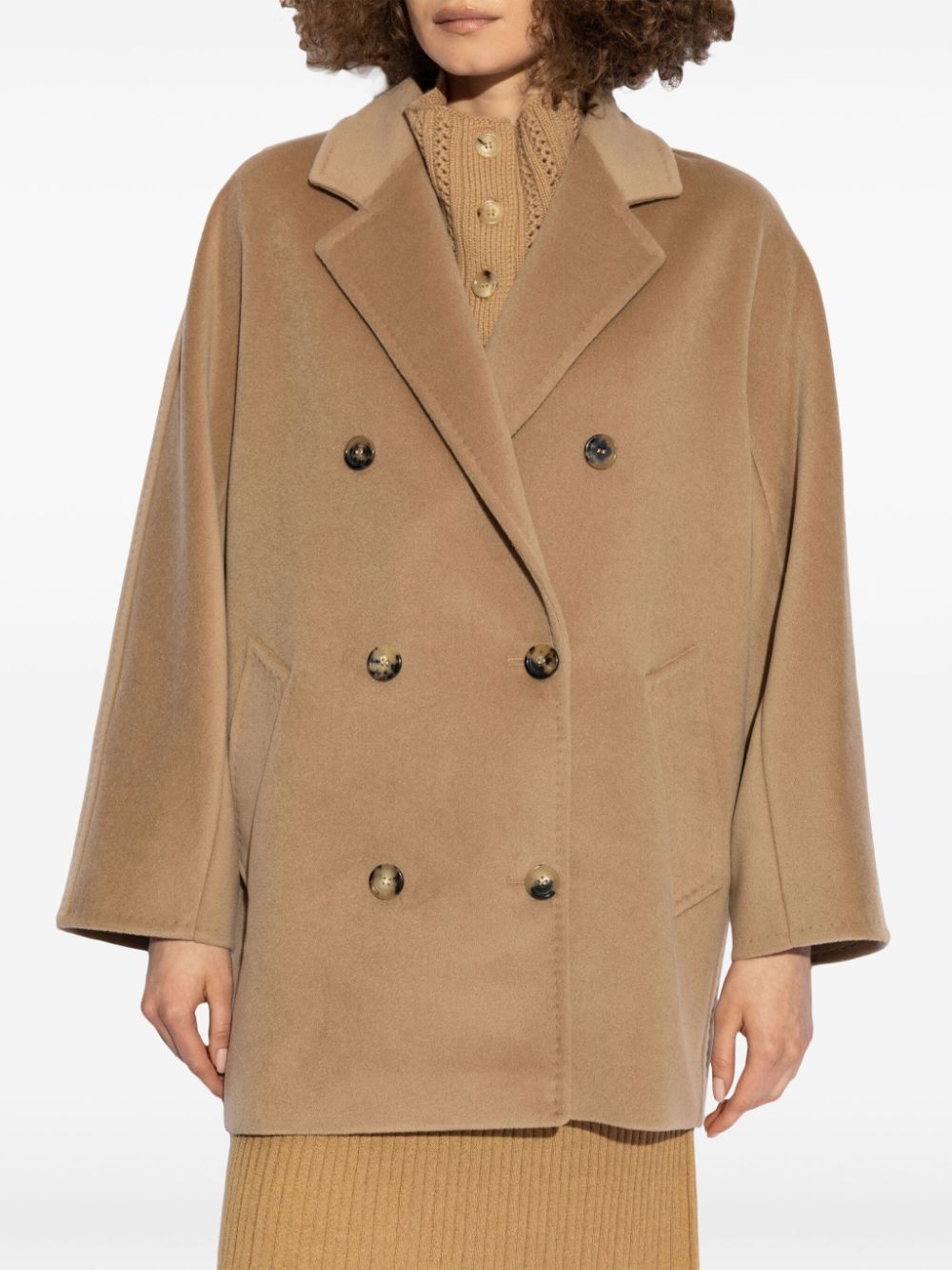 Max Mara WOOL DOUBLE-BREASTED COAT Size S / US 4 / IT 40 - 4 Thumbnail