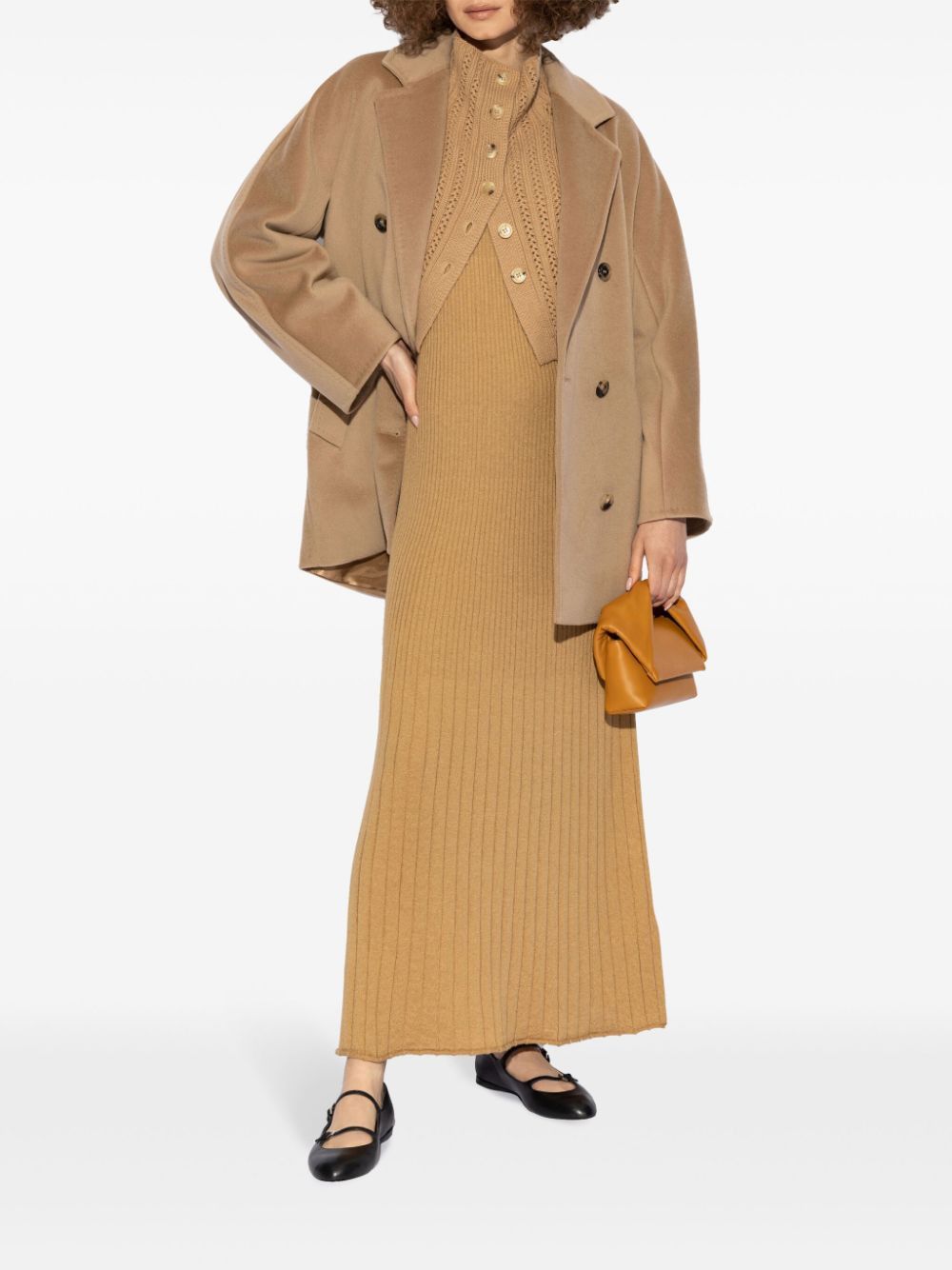 Max Mara WOOL DOUBLE-BREASTED COAT Size S / US 4 / IT 40 - 3 Thumbnail