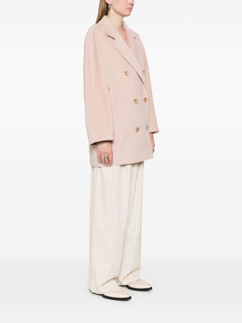Max Mara WOOL DOUBLE-BREASTED COAT Size S / US 4 / IT 40 - 5 Thumbnail