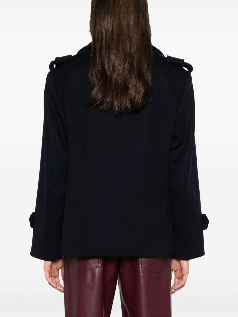 Max Mara WOOL SHORT COAT Size S / US 4 / IT 40 - 2 Thumbnail