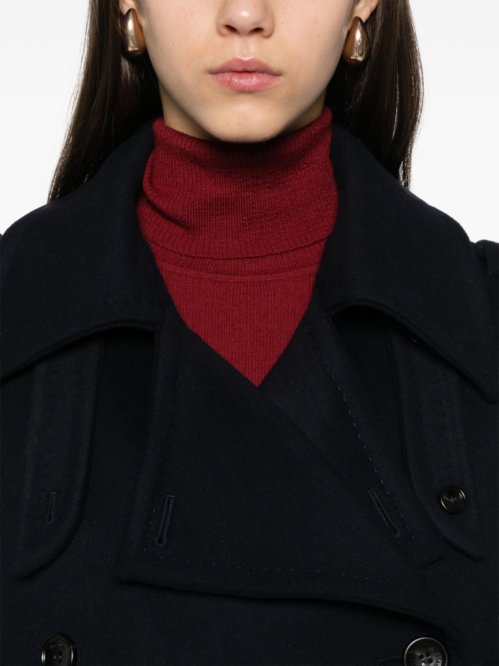 Max Mara WOOL SHORT COAT Size S / US 4 / IT 40 - 3 Thumbnail