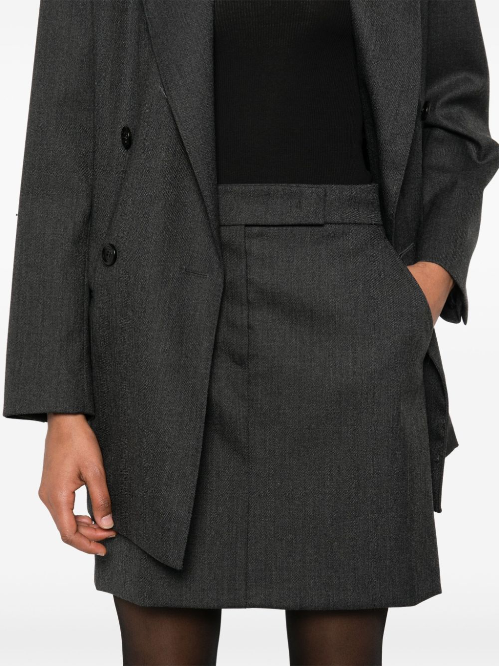 Max Mara WOOL SKIRT Size 27" / US 4 / IT 40 - 2 Thumbnail
