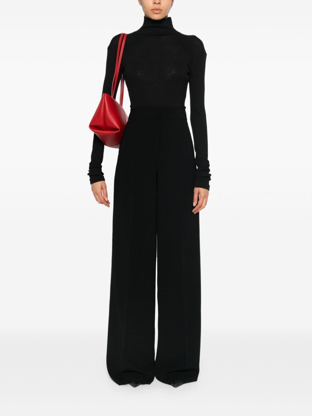 Max Mara FLARED LEG TROUSERS Size 27" / US 4 / IT 40 - 5 Thumbnail