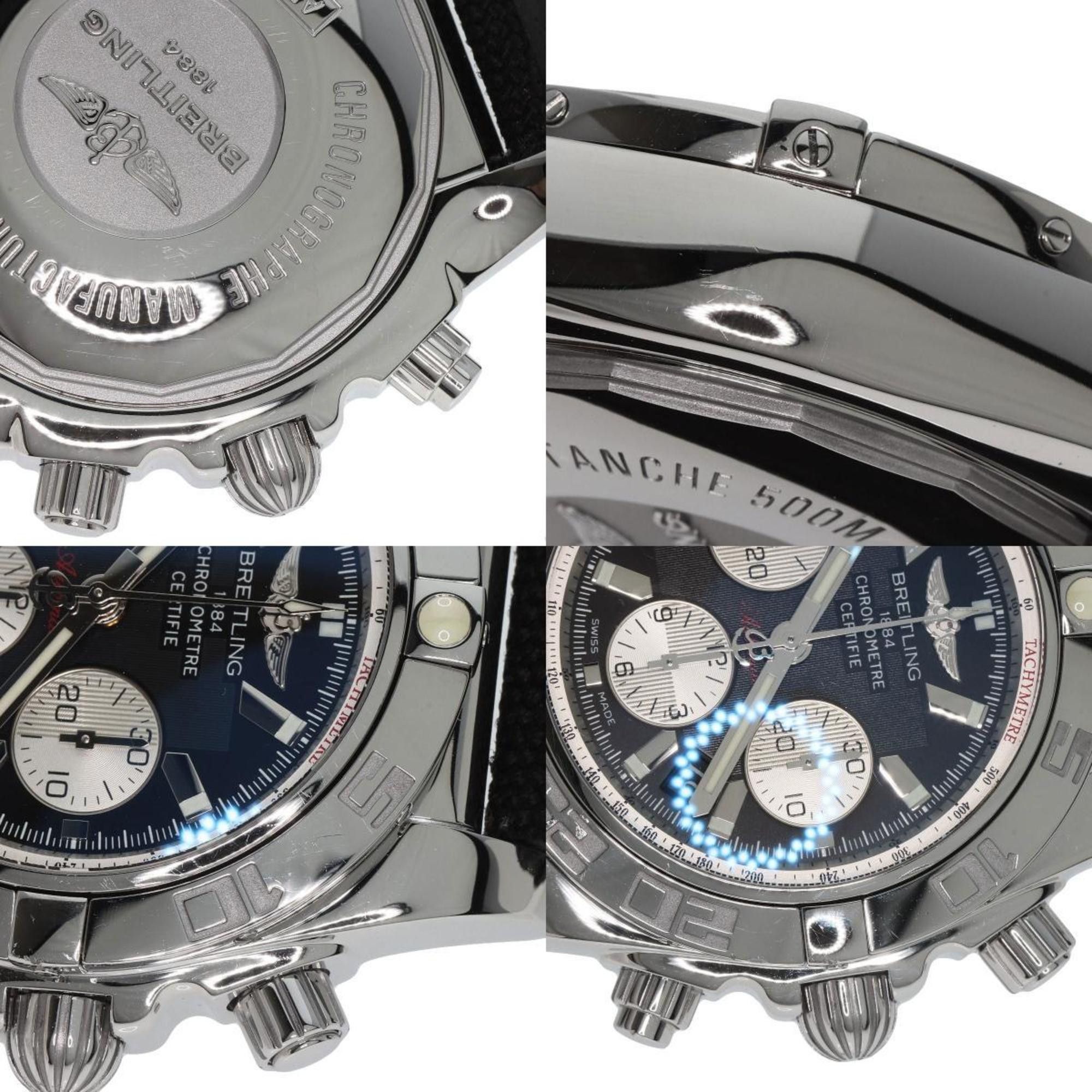 Breitling BREITLING AB0110 Chronomat 44 Watch Stainless Steel Canvas Men's Size ONE SIZE - 8 Thumbnail
