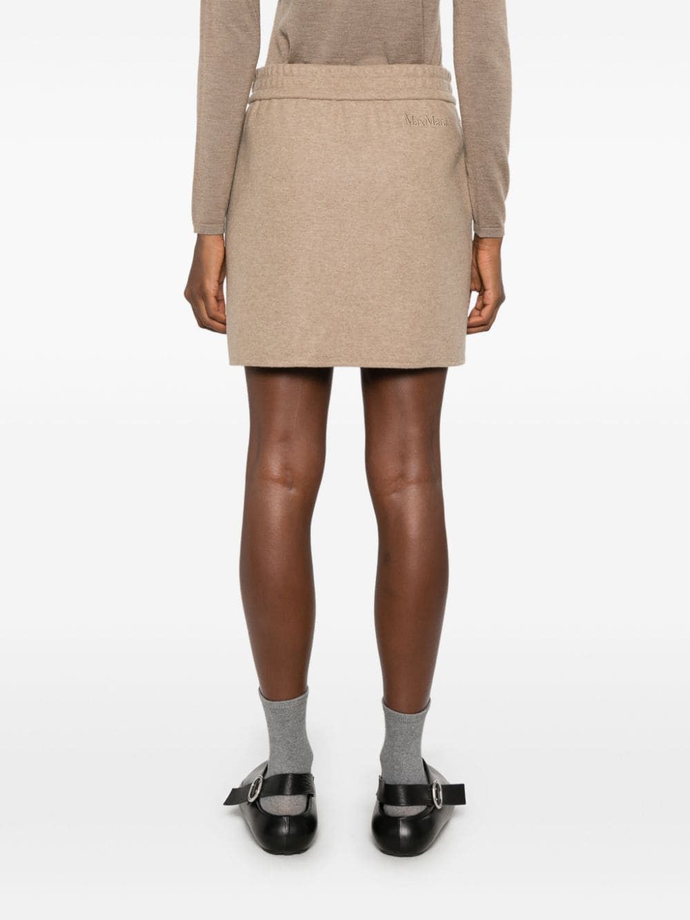 Max Mara WOOL MINI SKIRT Size 27" / US 4 / IT 40 - 3 Thumbnail