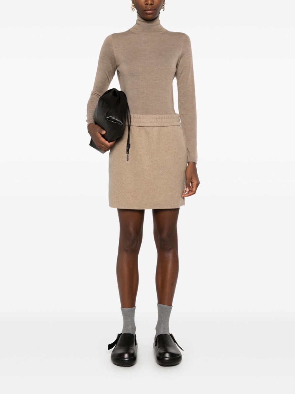 Max Mara WOOL MINI SKIRT Size 27" / US 4 / IT 40 - 4 Thumbnail