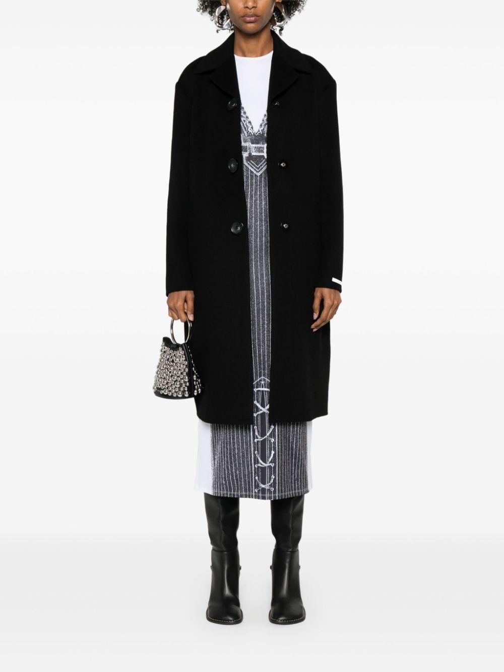 Sportmax WOOL MIDI COAT Size S / US 4 / IT 40 - 2 Thumbnail