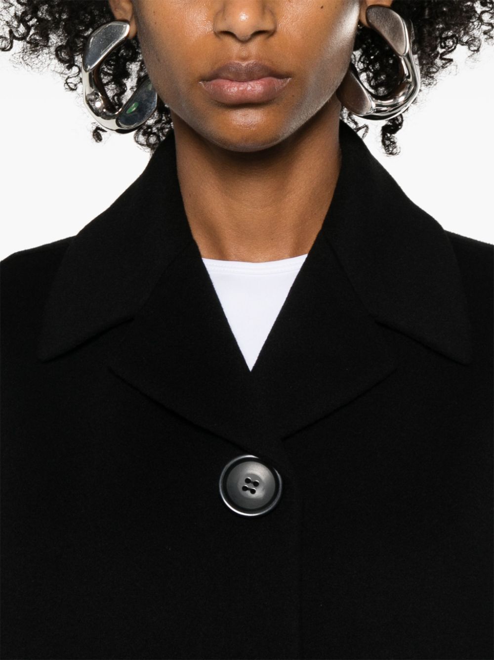 Sportmax WOOL MIDI COAT Size S / US 4 / IT 40 - 4 Thumbnail