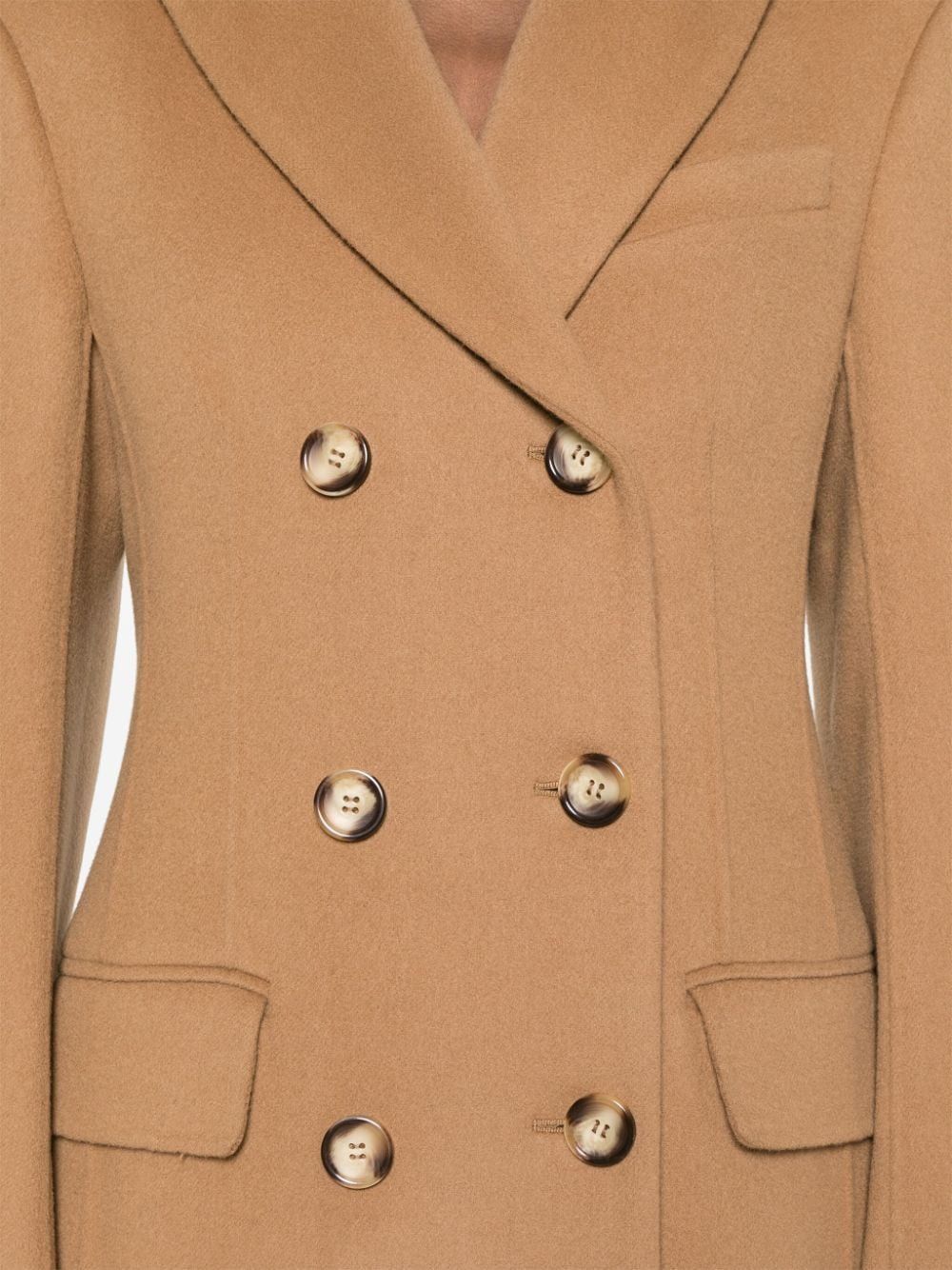 Sportmax WOOL DOUBLE-BREASTED COAT Size S / US 4 / IT 40 - 3 Thumbnail