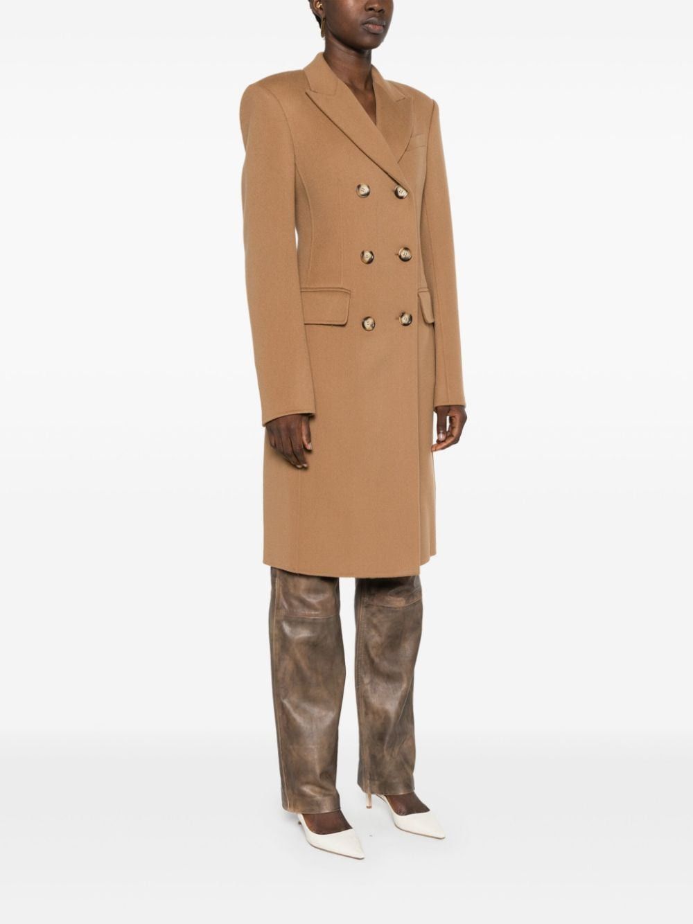 Sportmax WOOL DOUBLE-BREASTED COAT Size S / US 4 / IT 40 - 5 Thumbnail
