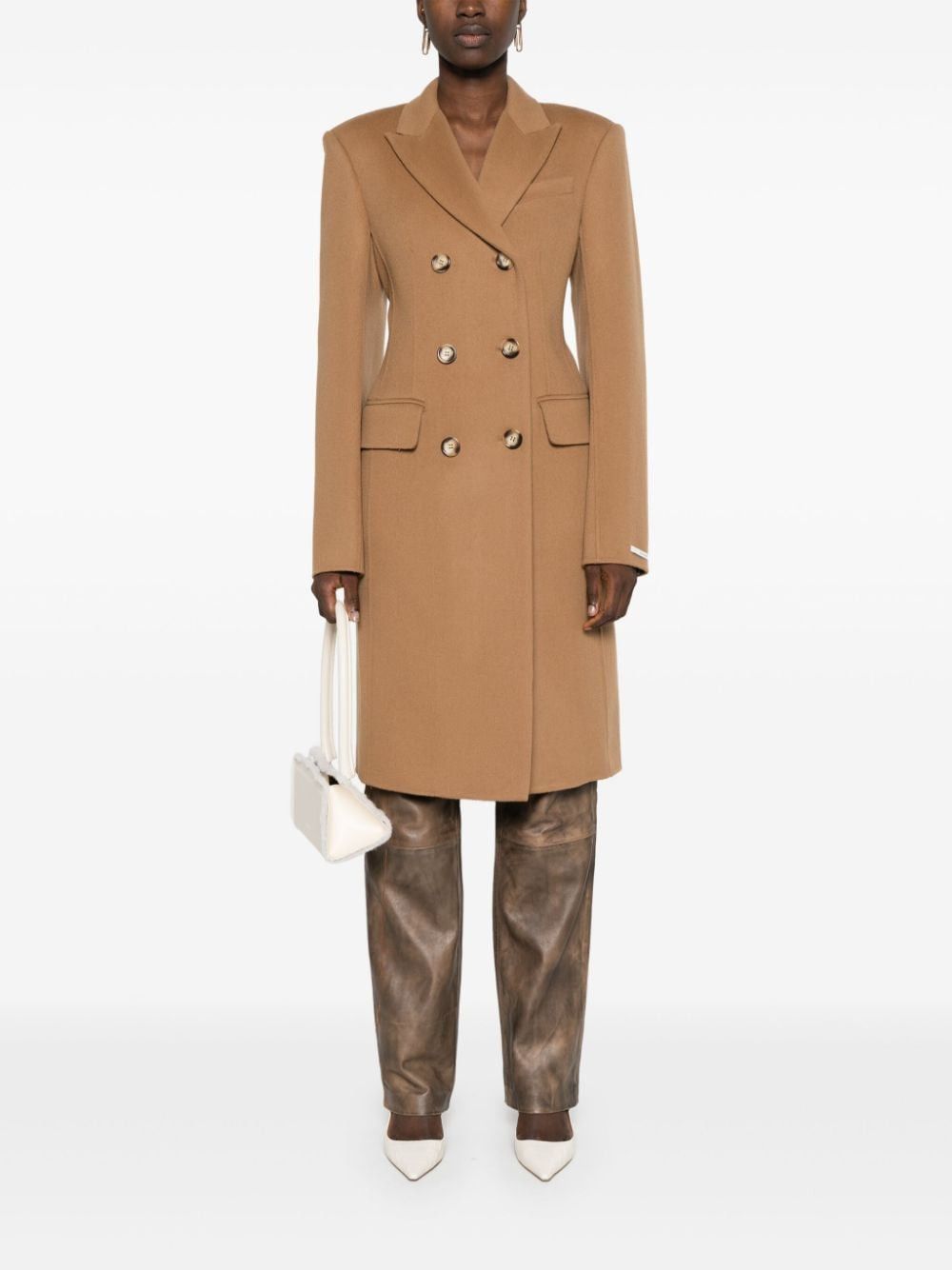 Sportmax WOOL DOUBLE-BREASTED COAT Size S / US 4 / IT 40 - 2 Thumbnail