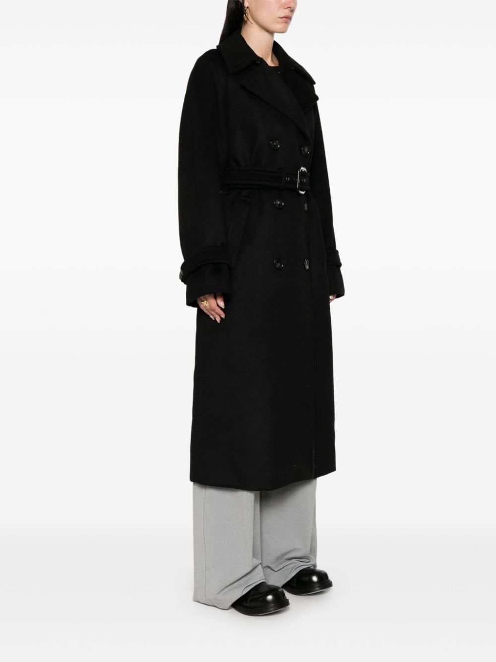 Sportmax WOOL LONG COAT Size S / US 4 / IT 40 - 3 Thumbnail