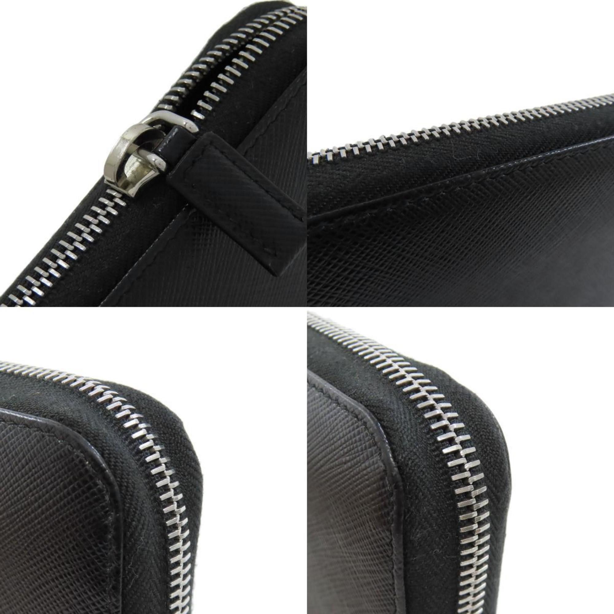 Prada Prada Saffiano Long Wallet Leather Men's PRADA Size ONE SIZE - 9 Thumbnail