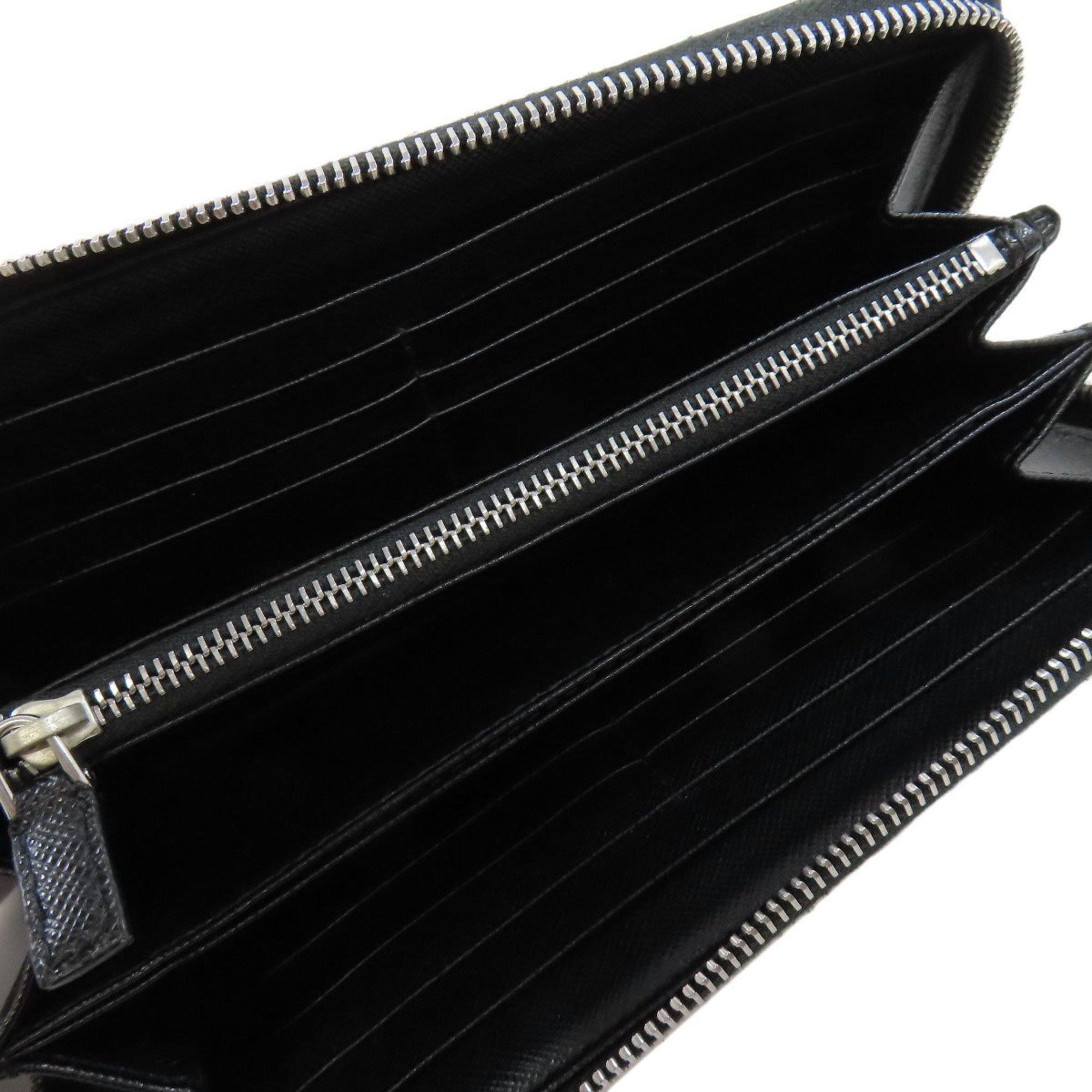 Prada Prada Saffiano Long Wallet Leather Men's PRADA Size ONE SIZE - 4 Thumbnail