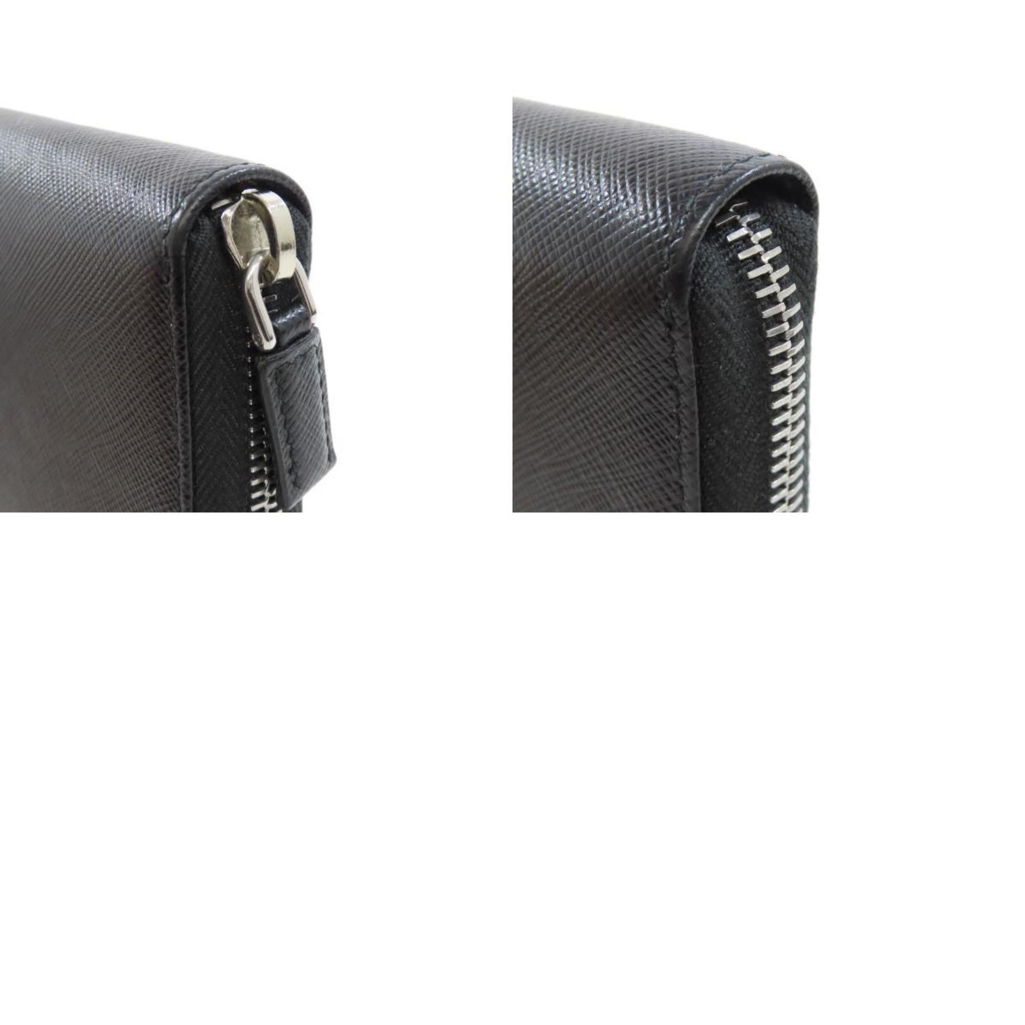Prada Prada Saffiano Long Wallet Leather Men's PRADA Size ONE SIZE - 10 Thumbnail