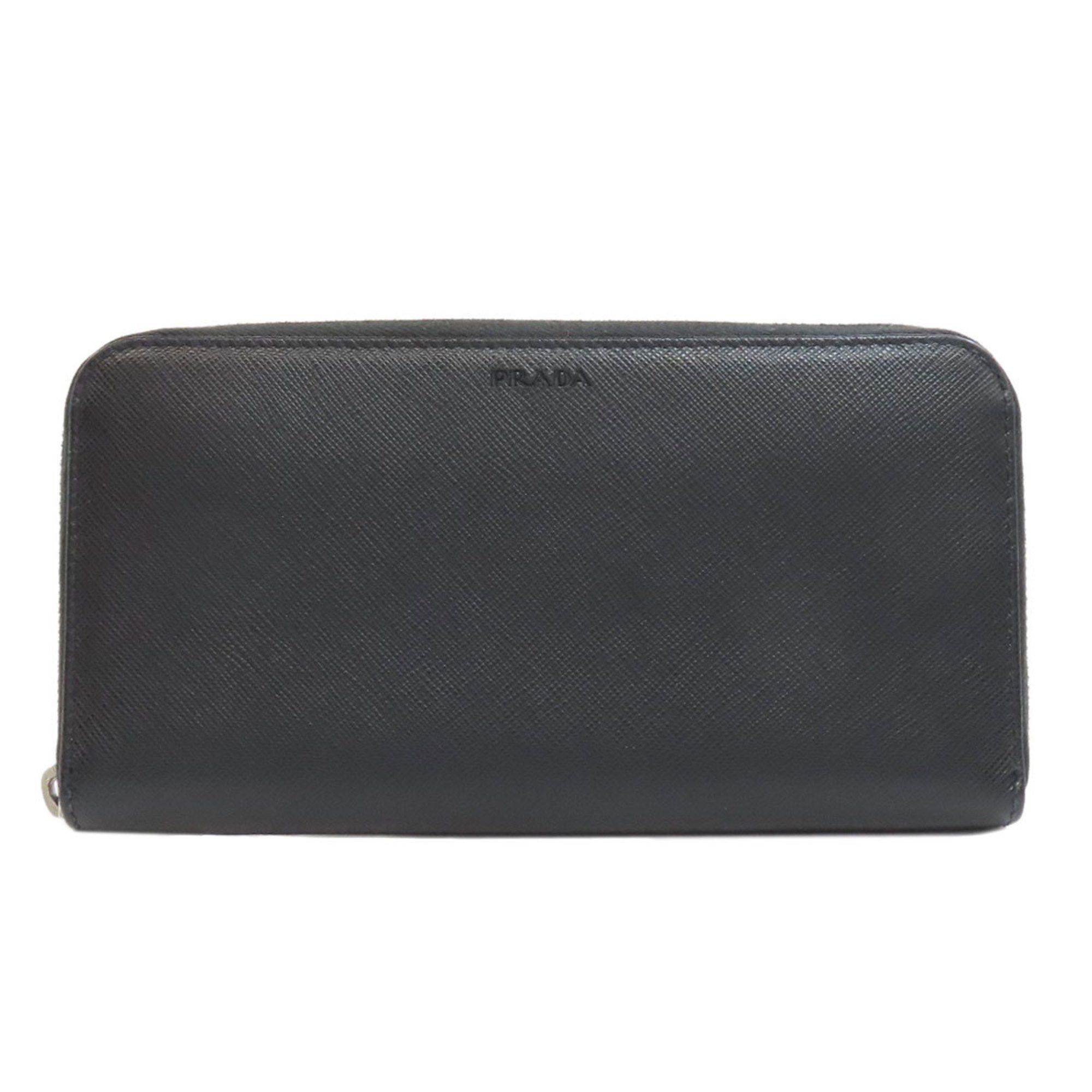 Prada Prada Saffiano Long Wallet Leather Men's PRADA Size ONE SIZE - 11 Thumbnail
