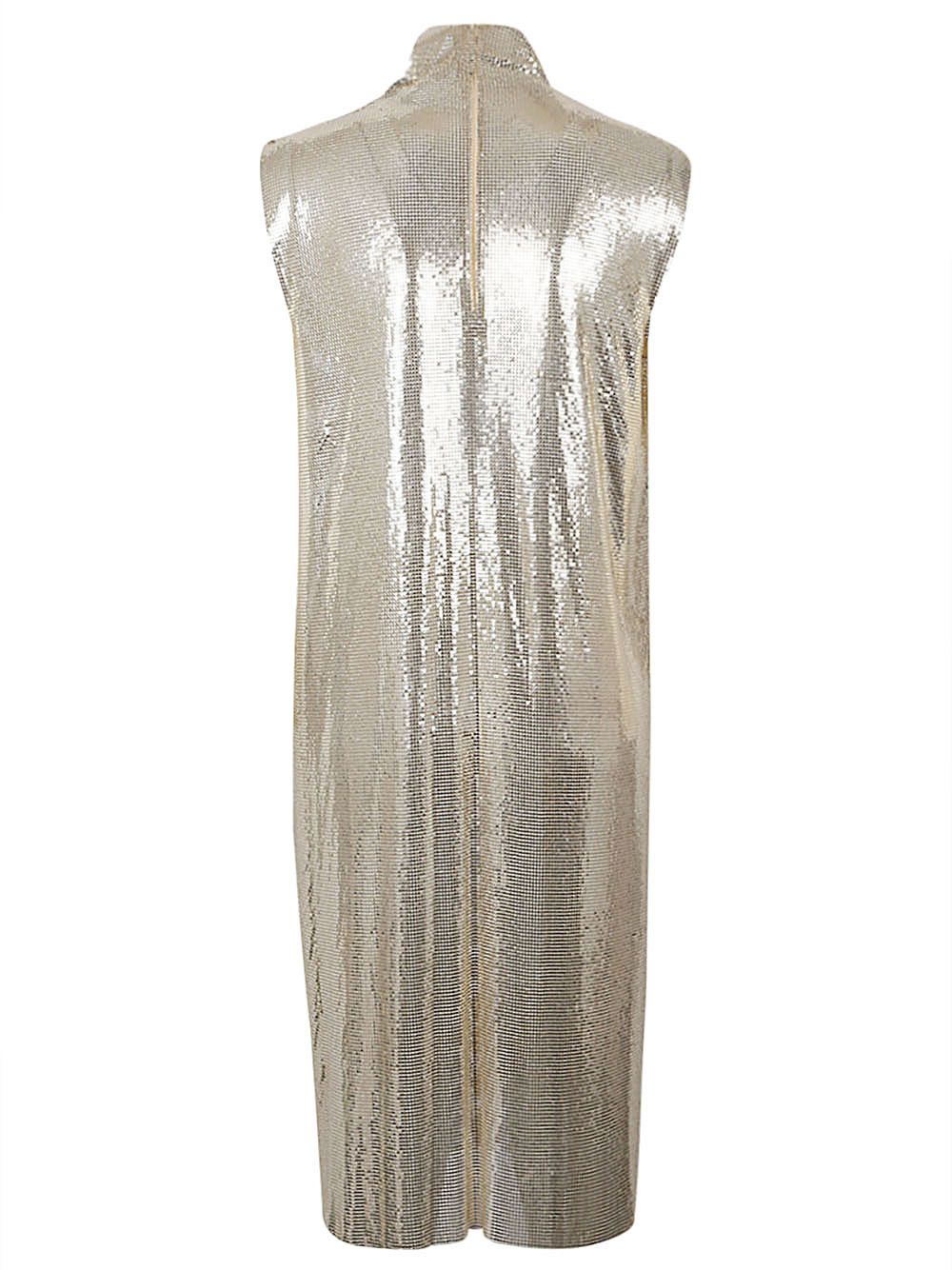 Sportmax METALLIC-KNIT MINI DRESS Size S / US 4 / IT 40 - 2 Thumbnail
