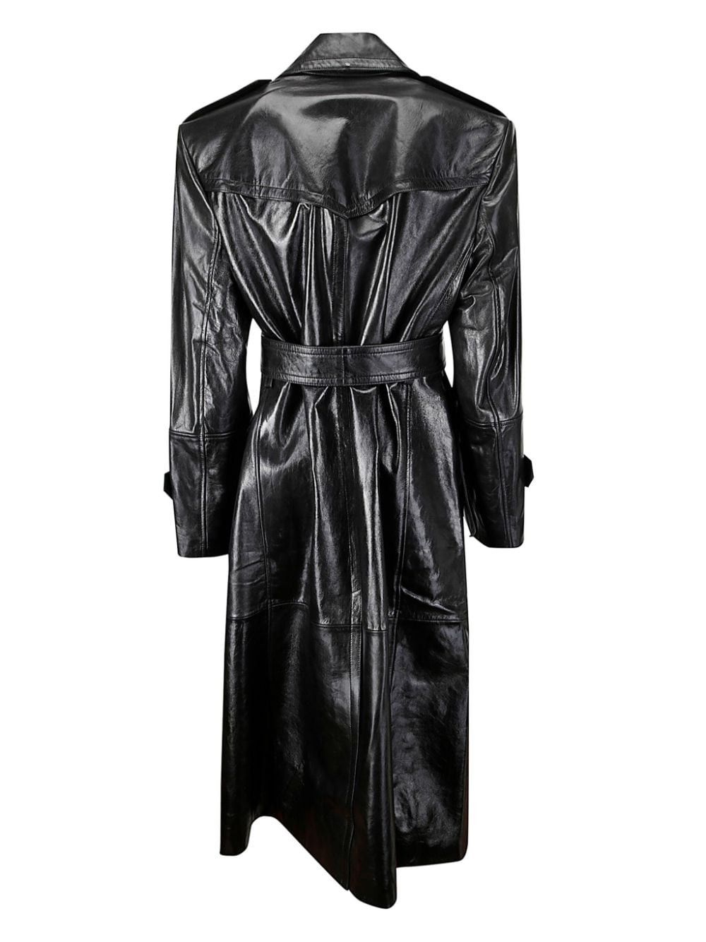 Sportmax LEATHER COAT Size S / US 4 / IT 40 - 2 Thumbnail