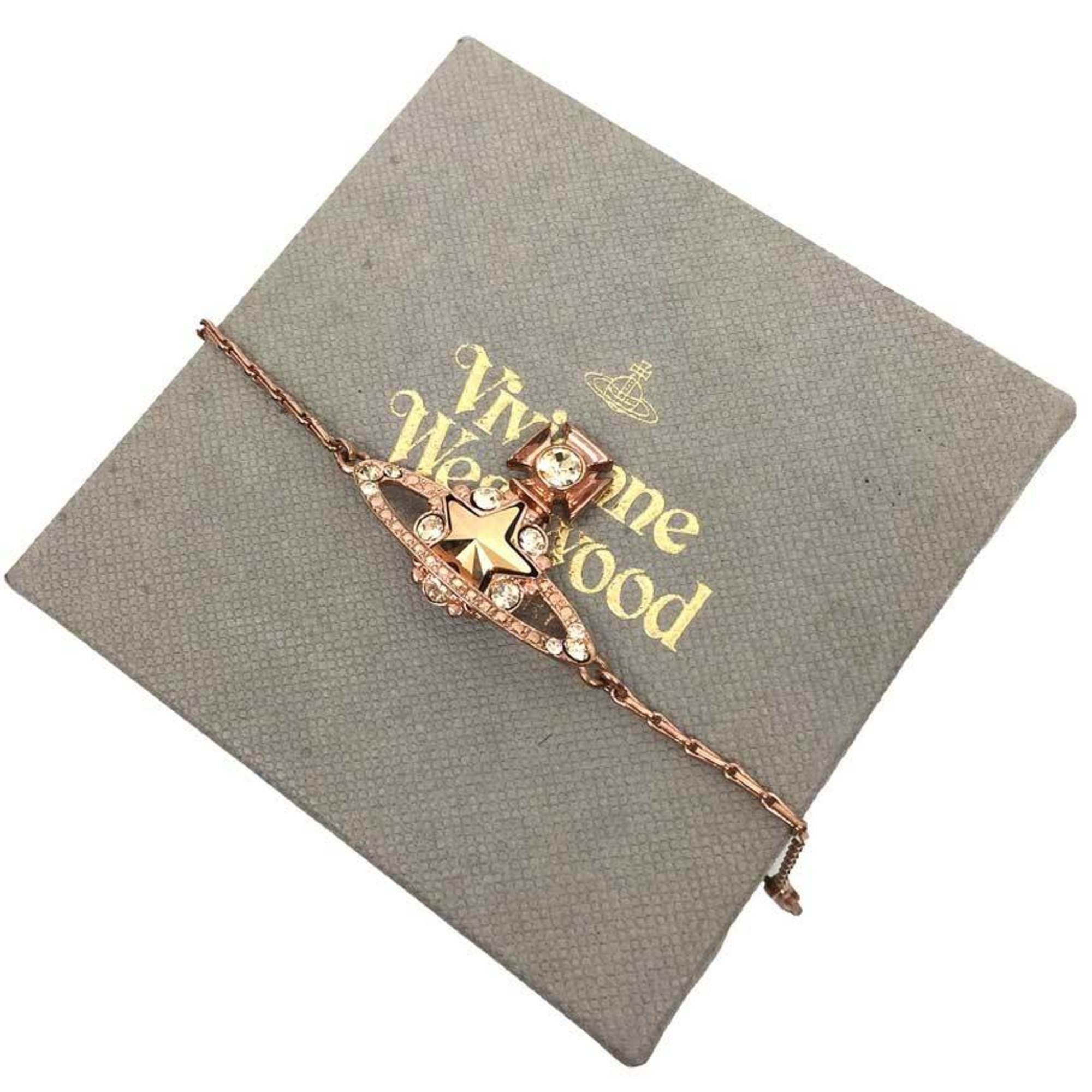 Vivienne Westwood Vivienne Westwood Orb Bracelet Star Astrid ORB Chain Pink Gold Size ONE SIZE - 2 Thumbnail