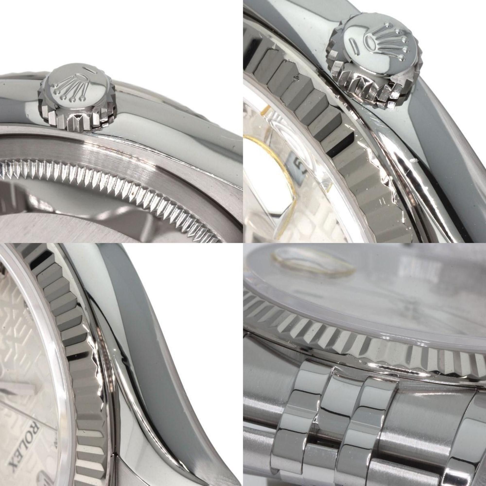 Rolex Rolex 116234G Datejust 10P Diamond Watch Stainless Steel SS K18WG Men's ROLEX Size ONE SIZE - 8 Thumbnail