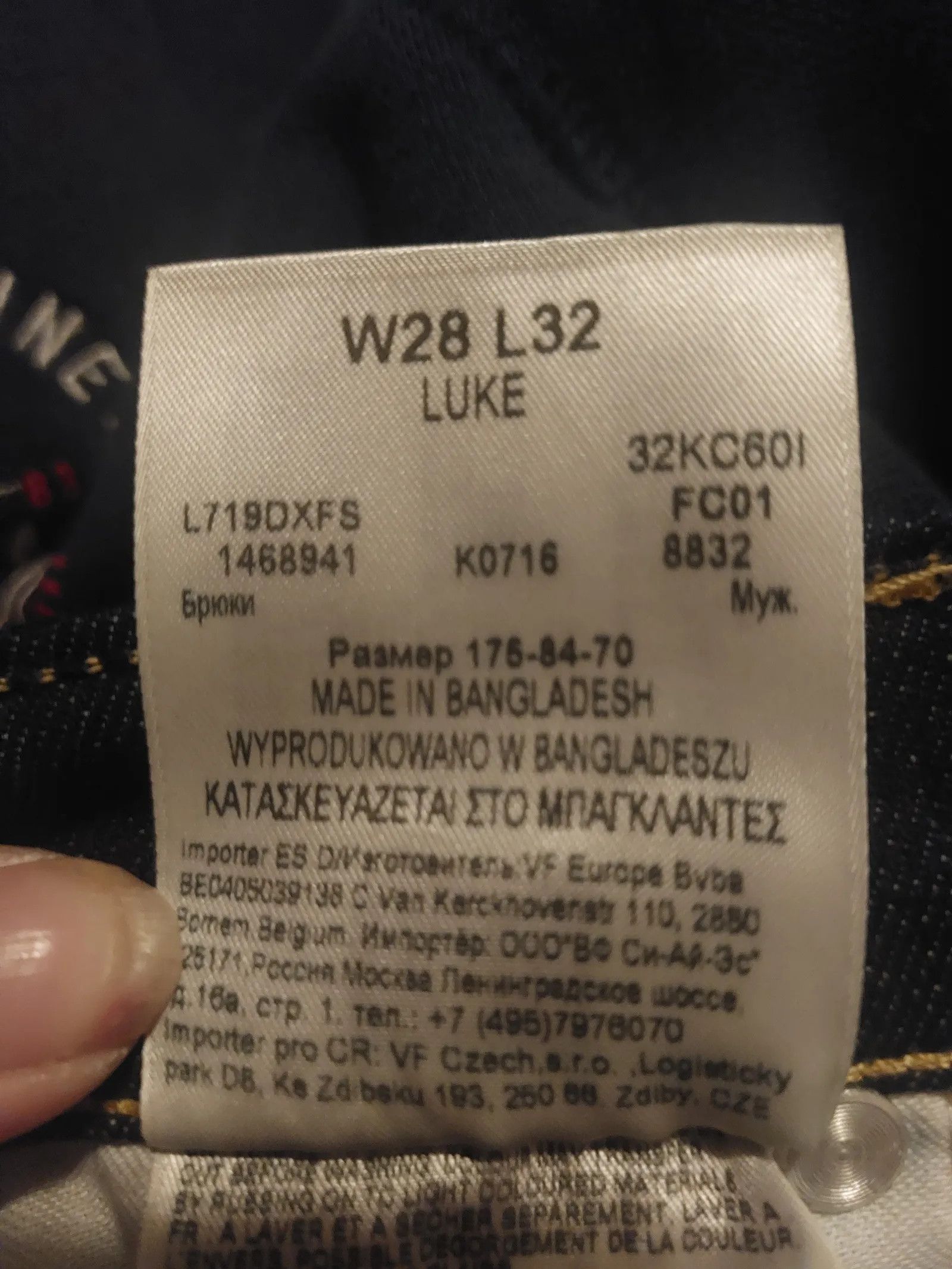 Lee Lee Luke Jeans Size 28" / US 6 / IT 42 - 3 Thumbnail